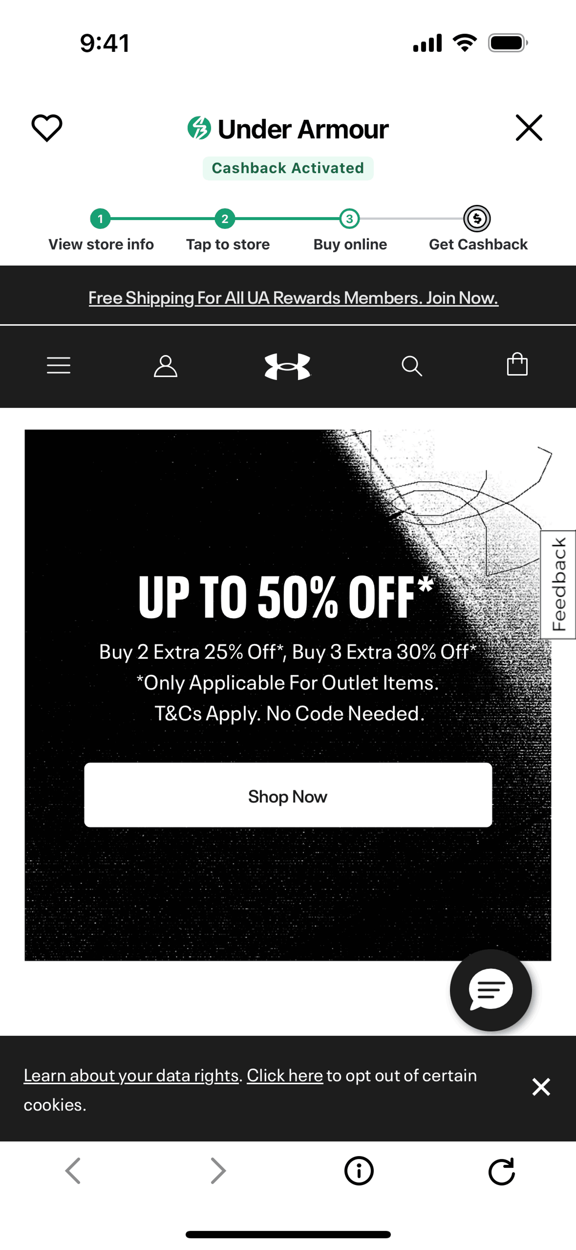 ShopBack iOS UI screenshot 7