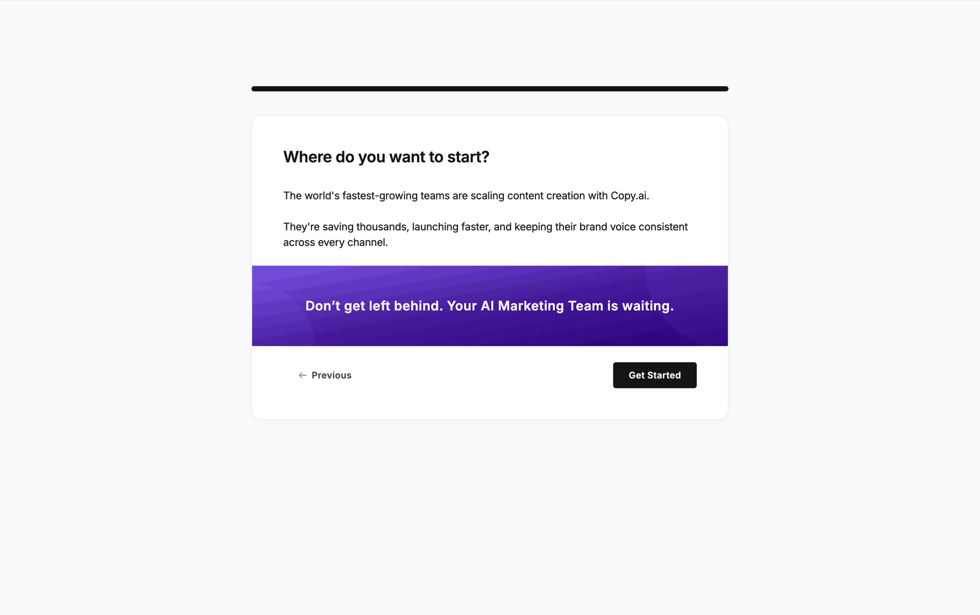 Copy.ai Web UI screenshot 11