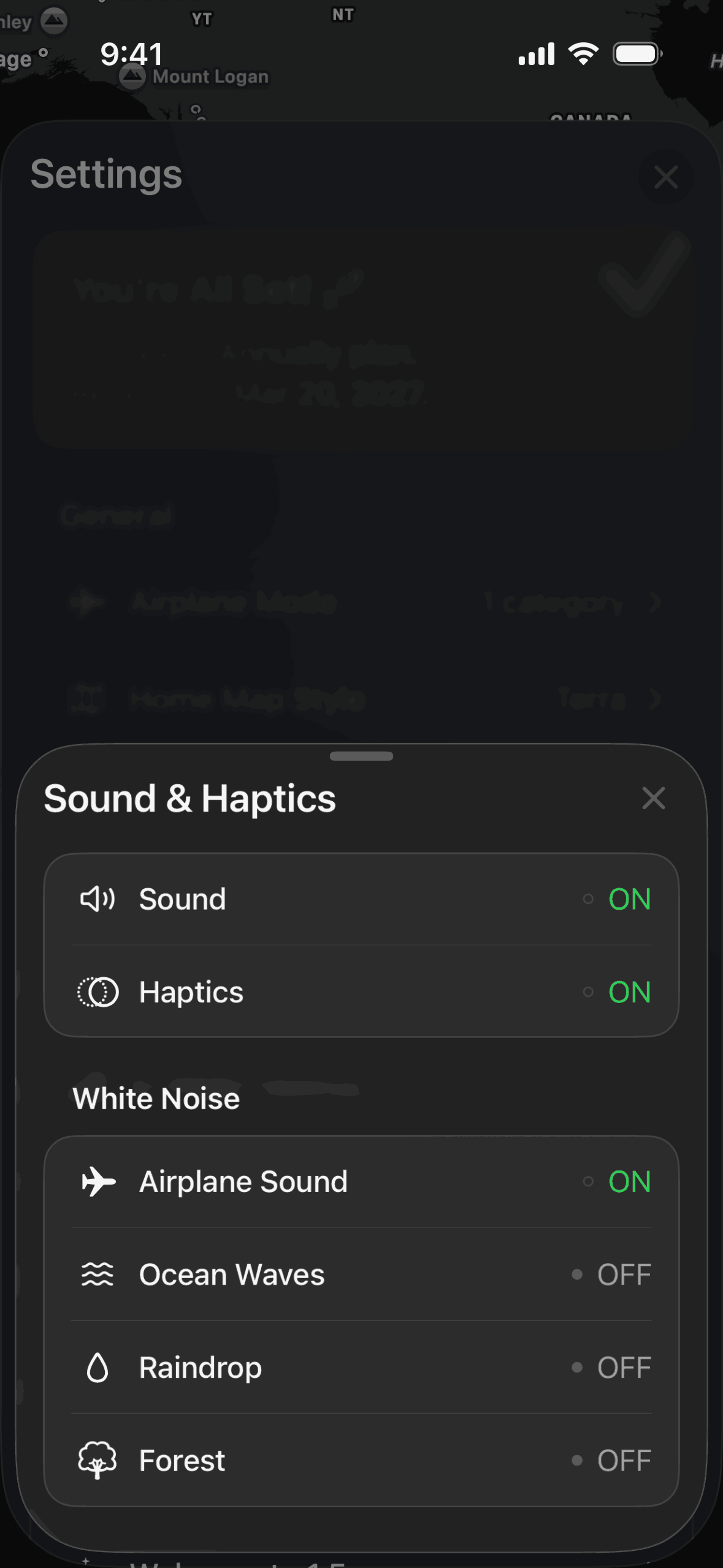 FocusFlight iOS UI screenshot 24
