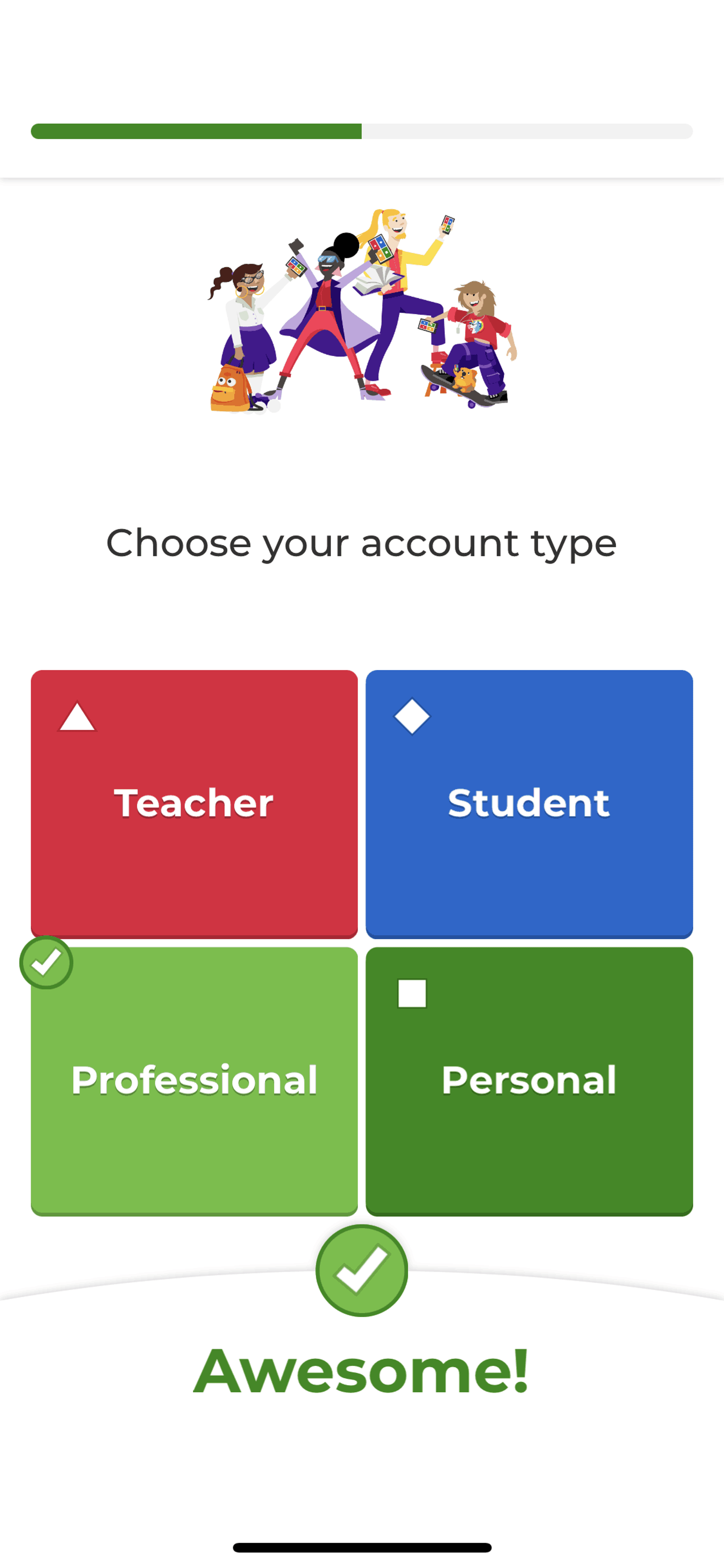 Kahoot! iOS UI screenshot 6