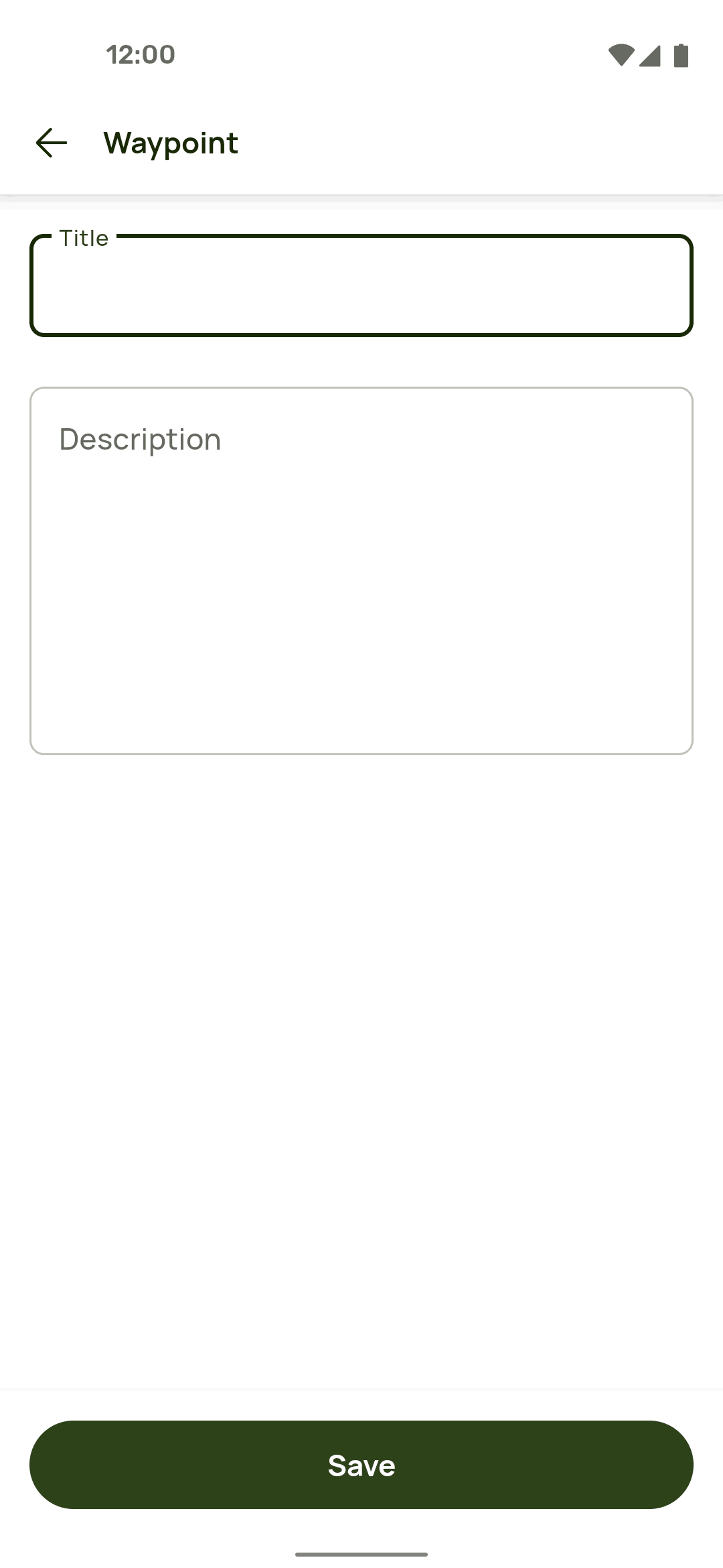 AllTrails Android UI screenshot 2