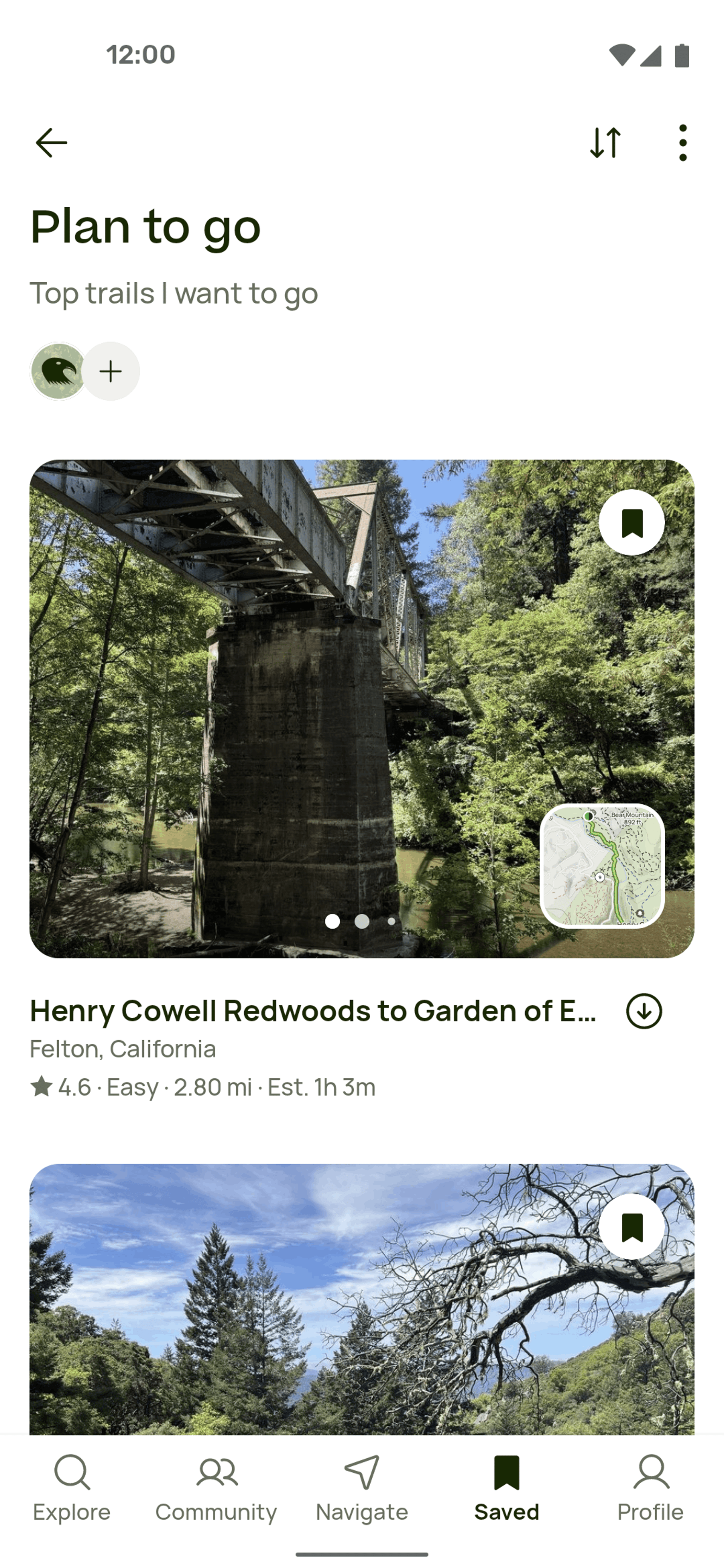 AllTrails Android UI screenshot 15