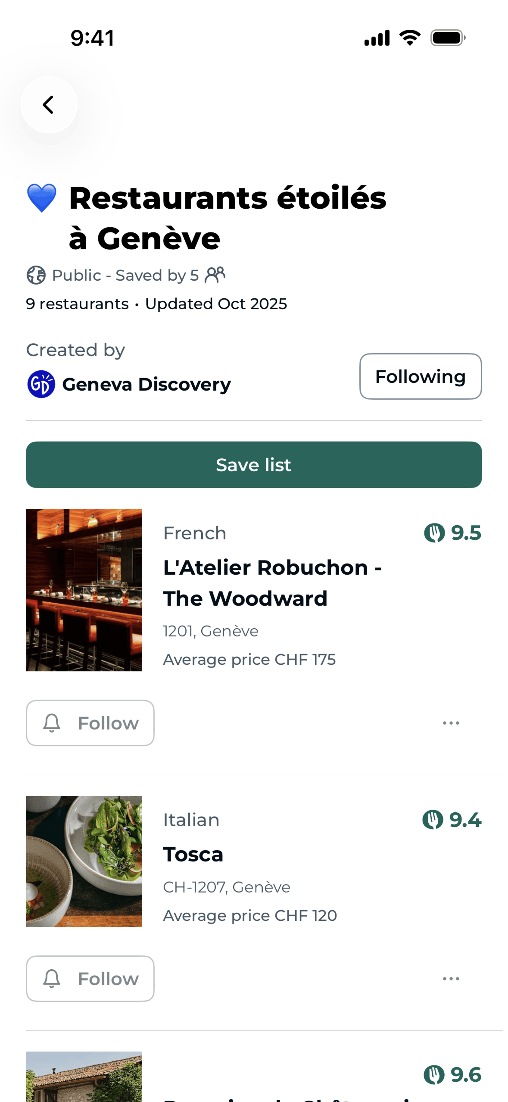 TheFork iOS UI screenshot 22