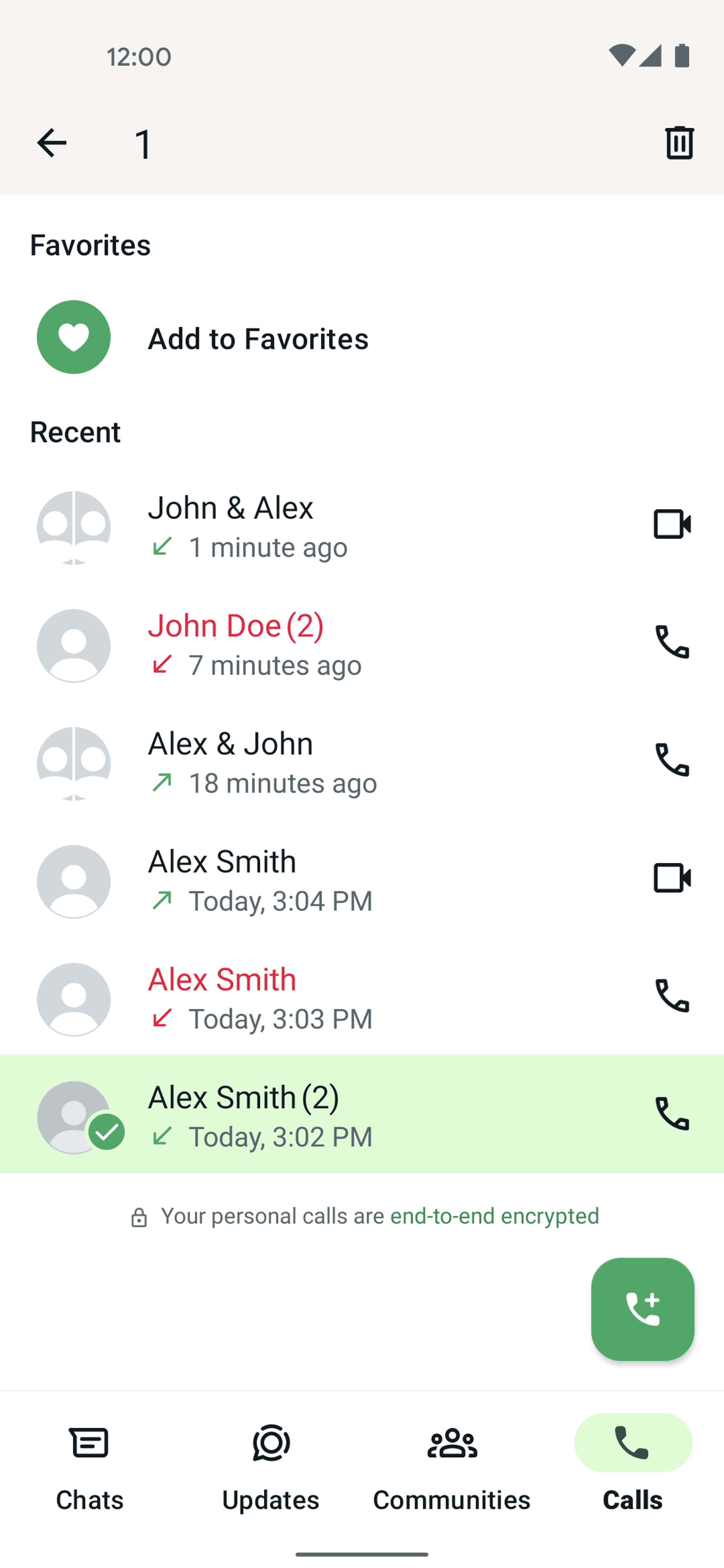 WhatsApp Android UI screenshot 19