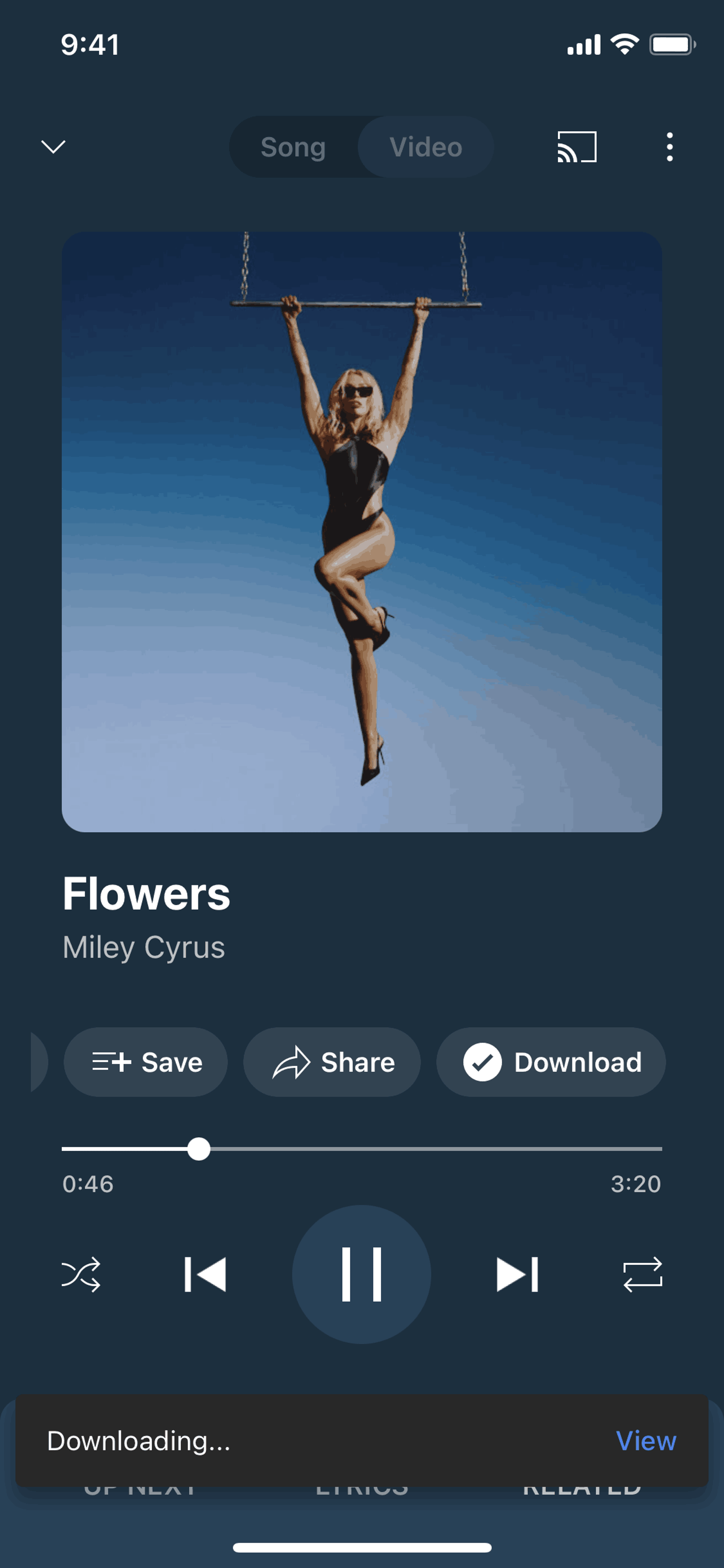 YouTube Music iOS UI screenshot 5
