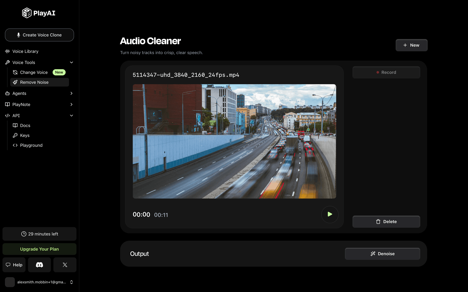 PlayAI Web UI screenshot 12
