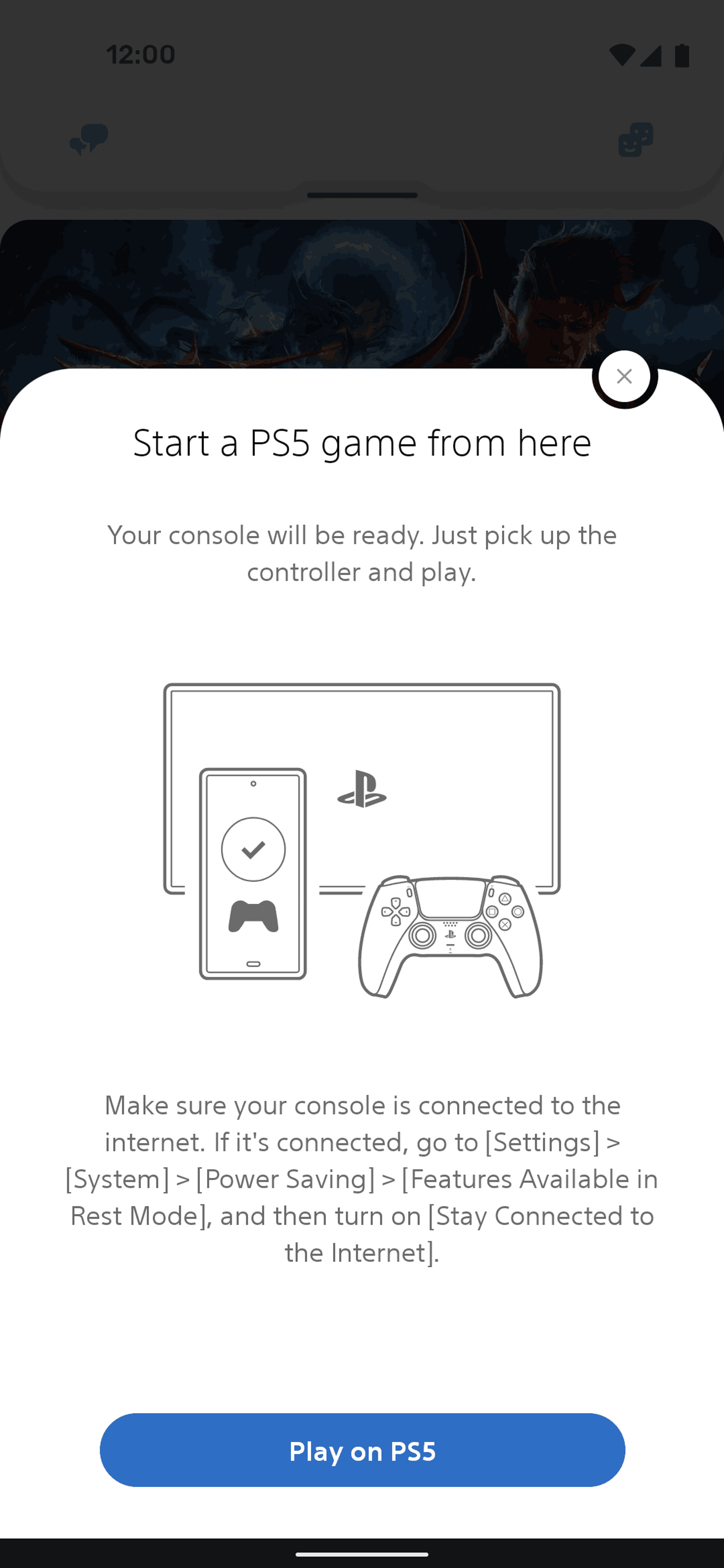 PlayStation App Android UI screenshot 23