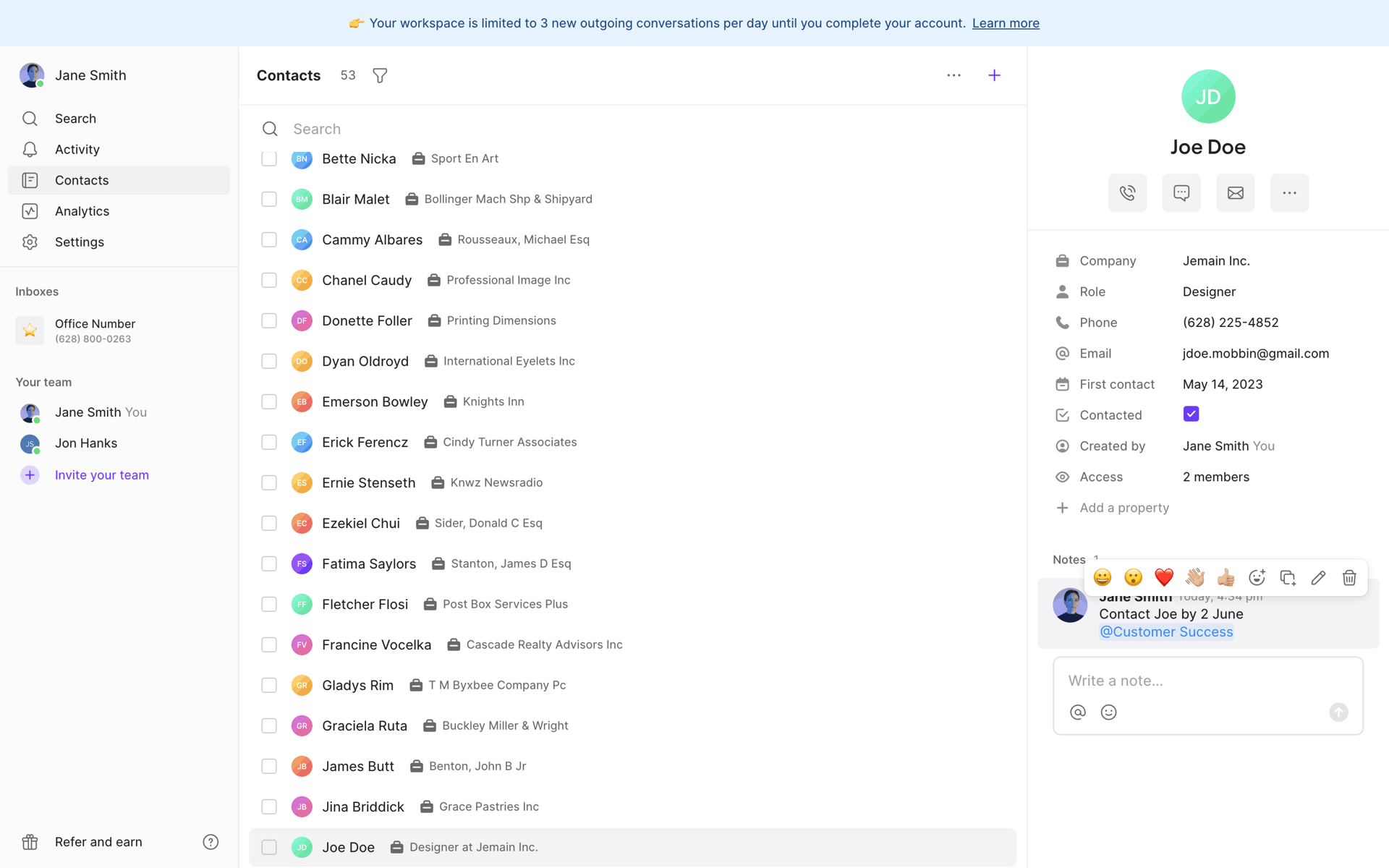 OpenPhone Web UI screenshot 18
