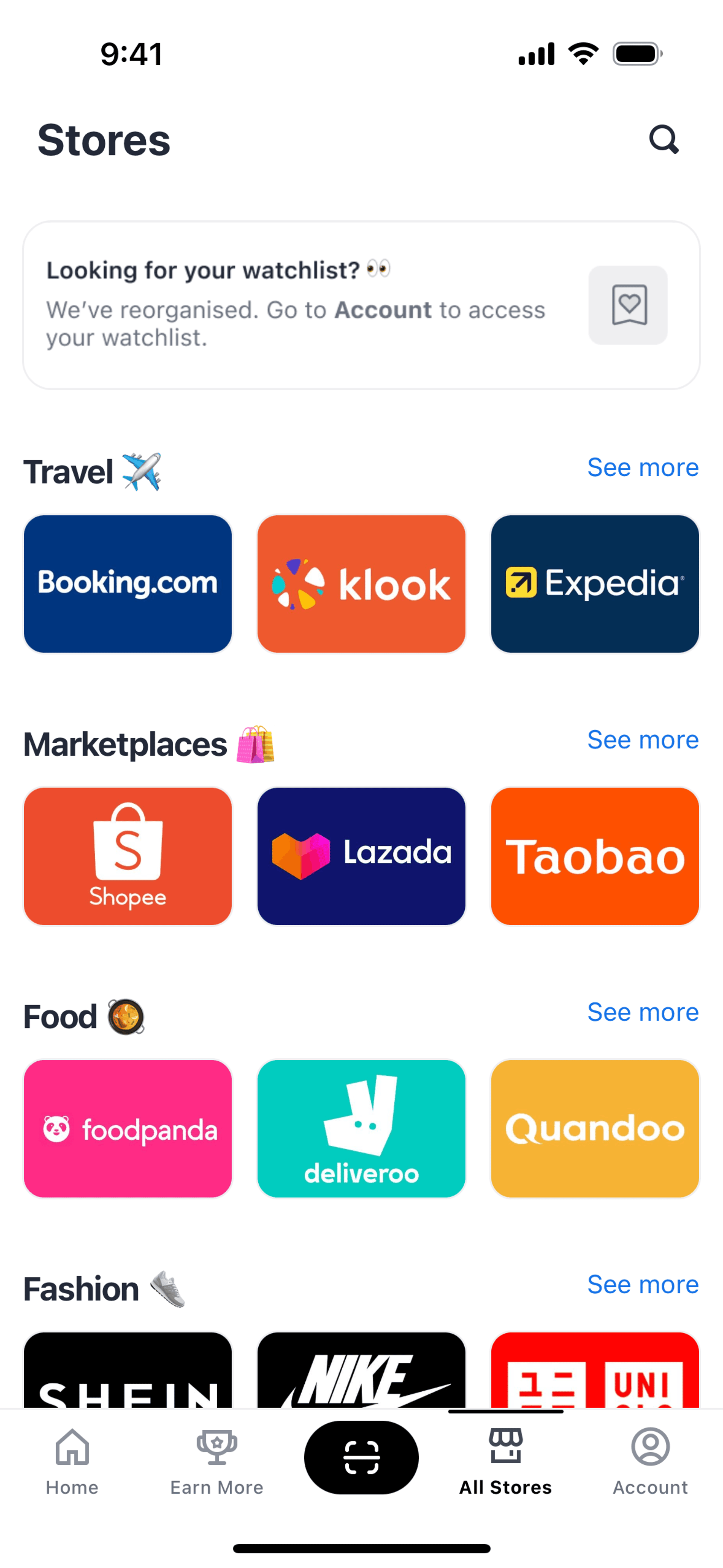 ShopBack iOS UI screenshot 9