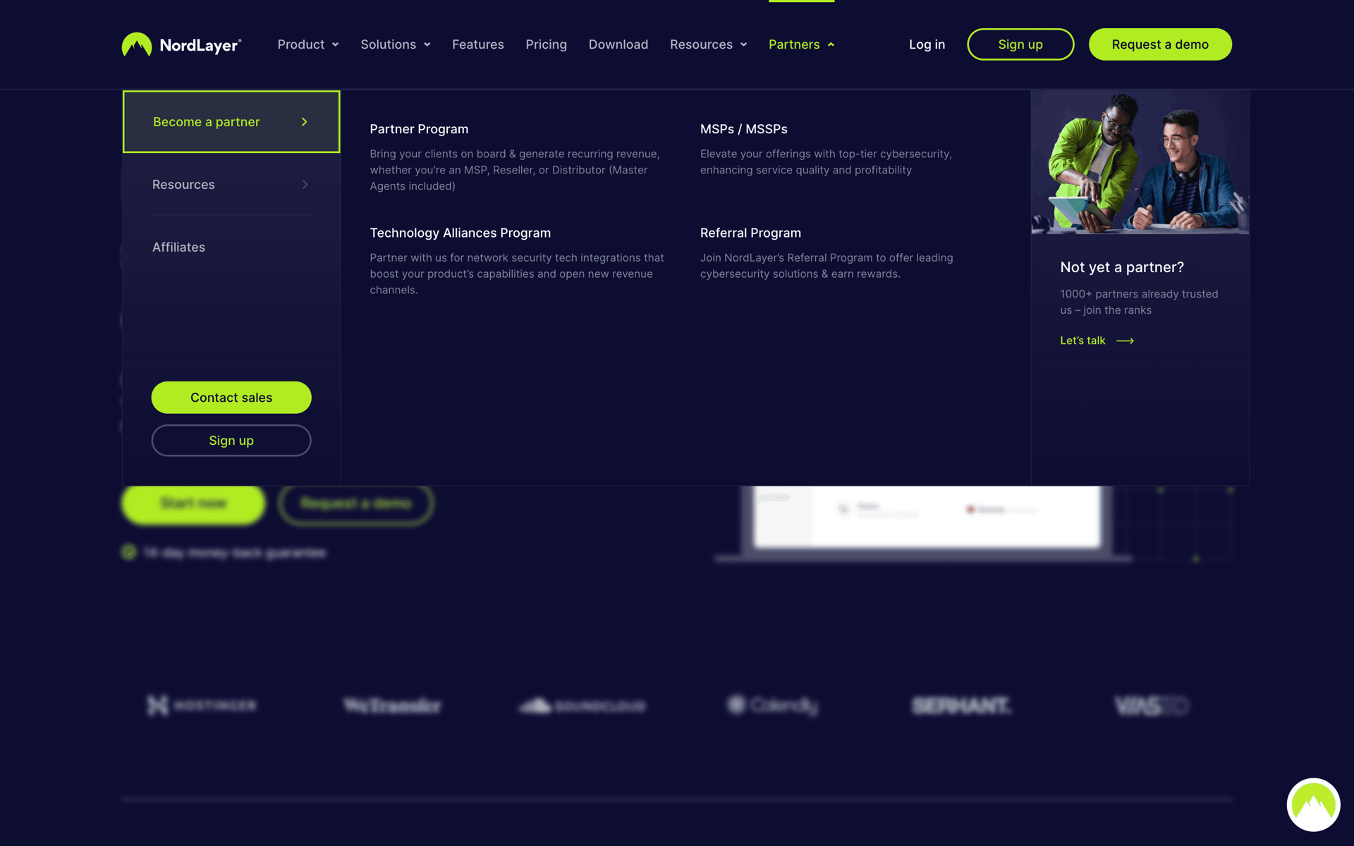 NordVPN Web UI screenshot 6