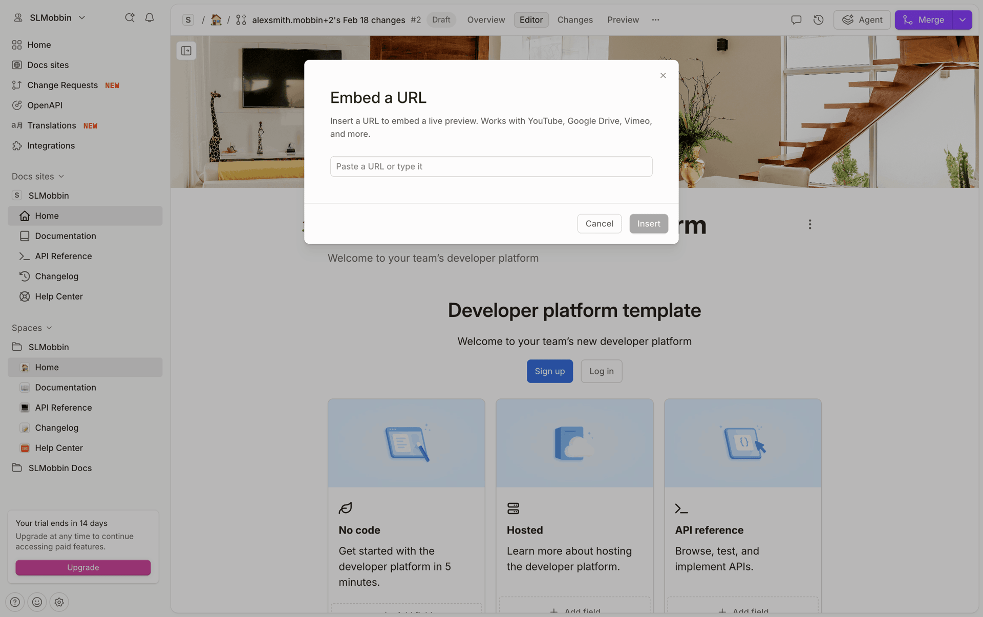GitBook Web UI screenshot 20