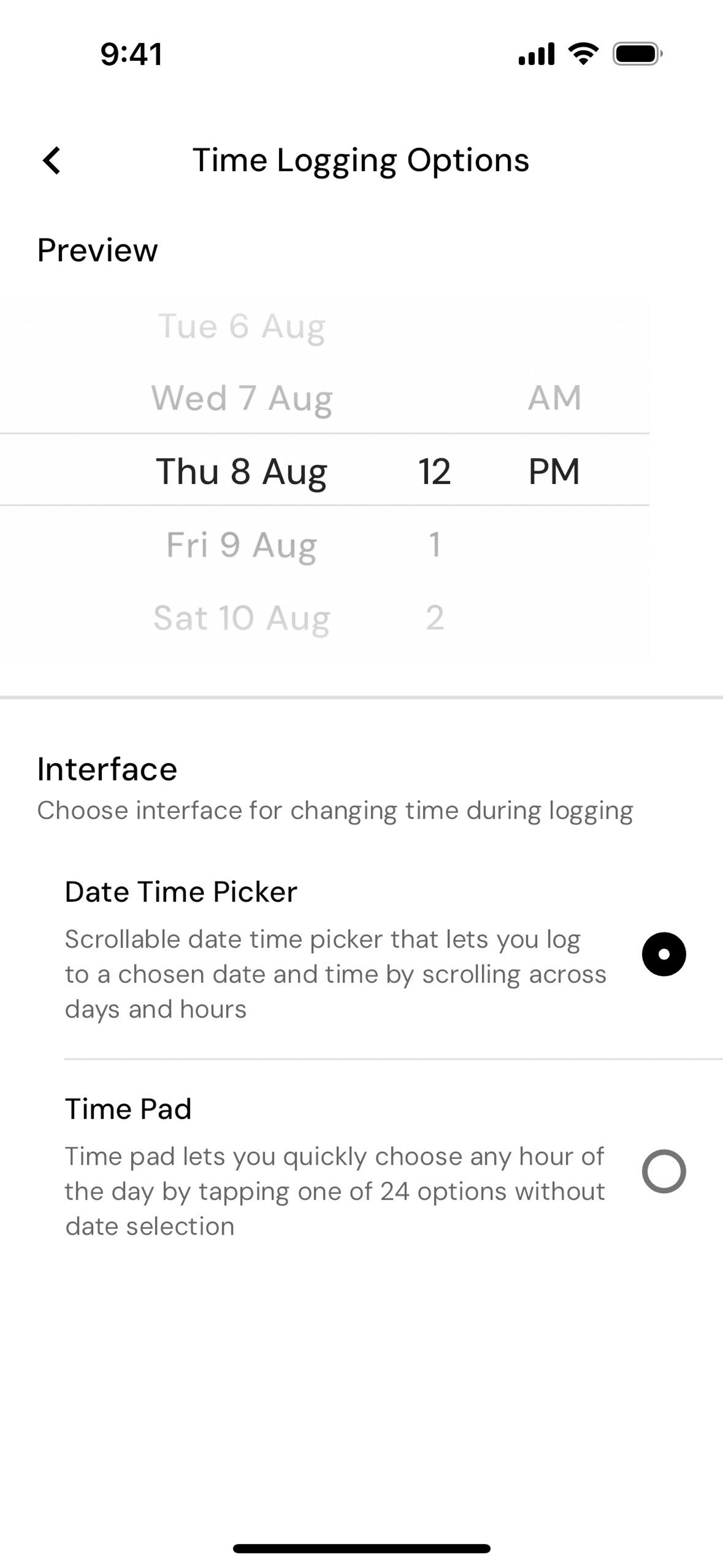 MacroFactor iOS UI screenshot 6
