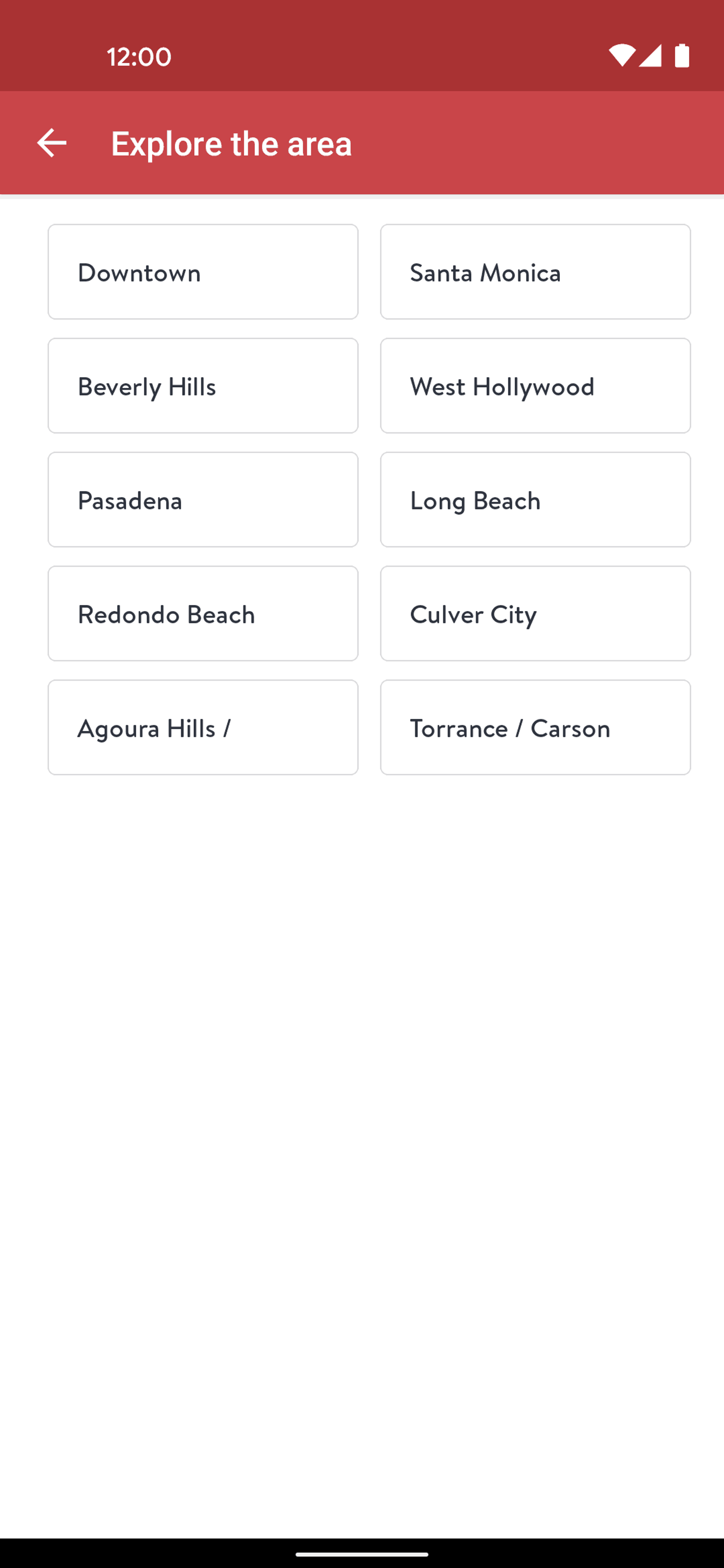 OpenTable Android UI screenshot 9