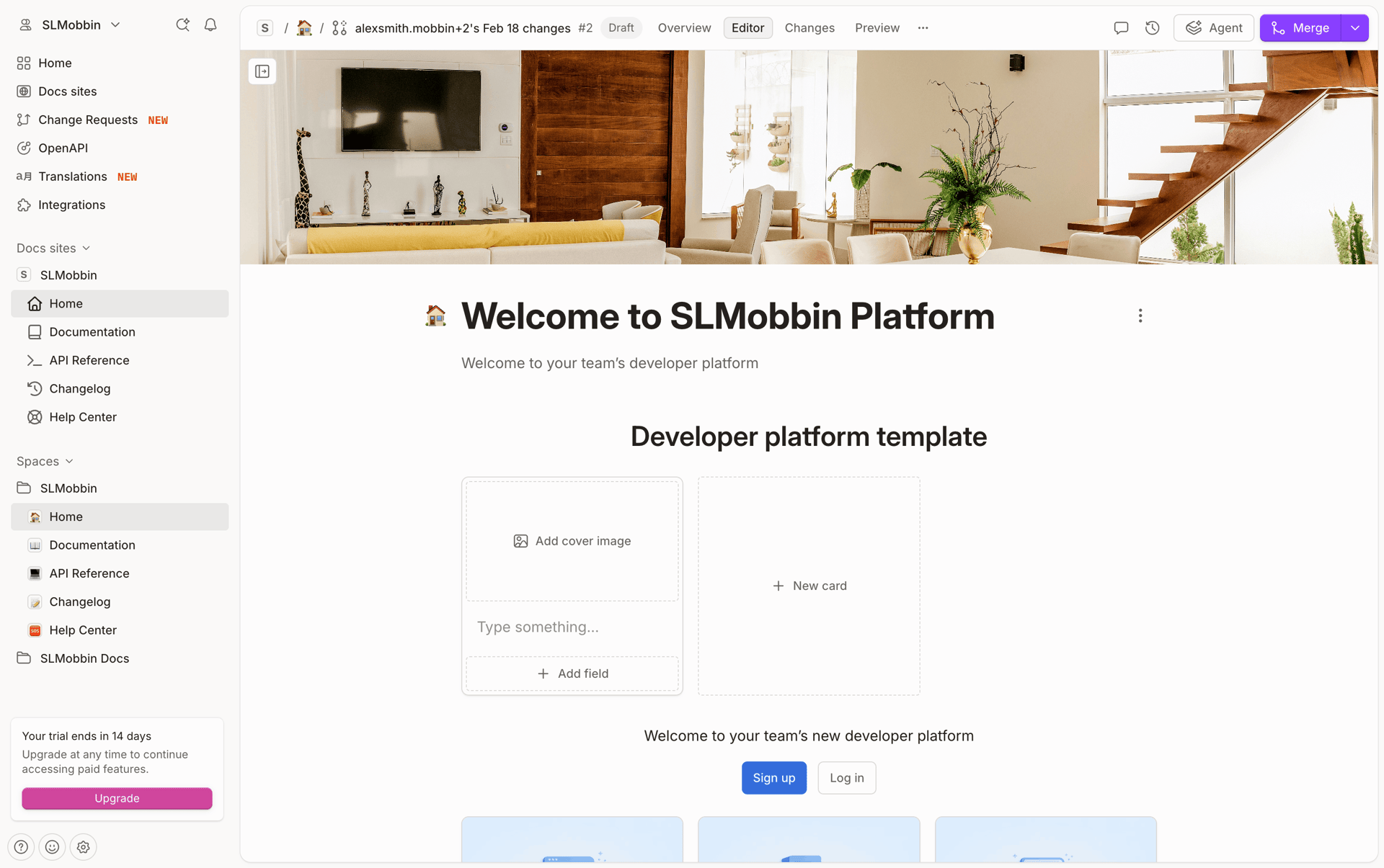 GitBook Web UI screenshot 3