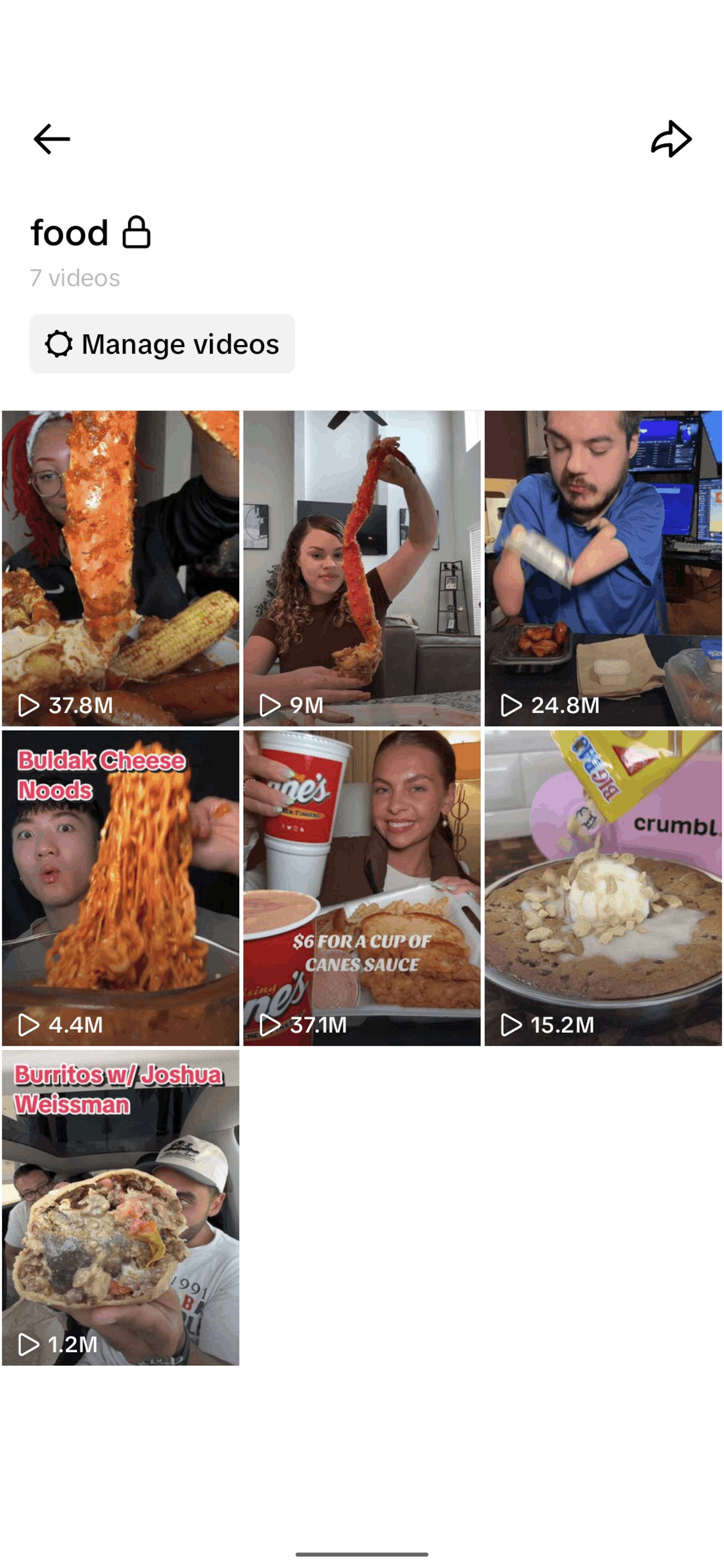 TikTok Android UI screenshot 13