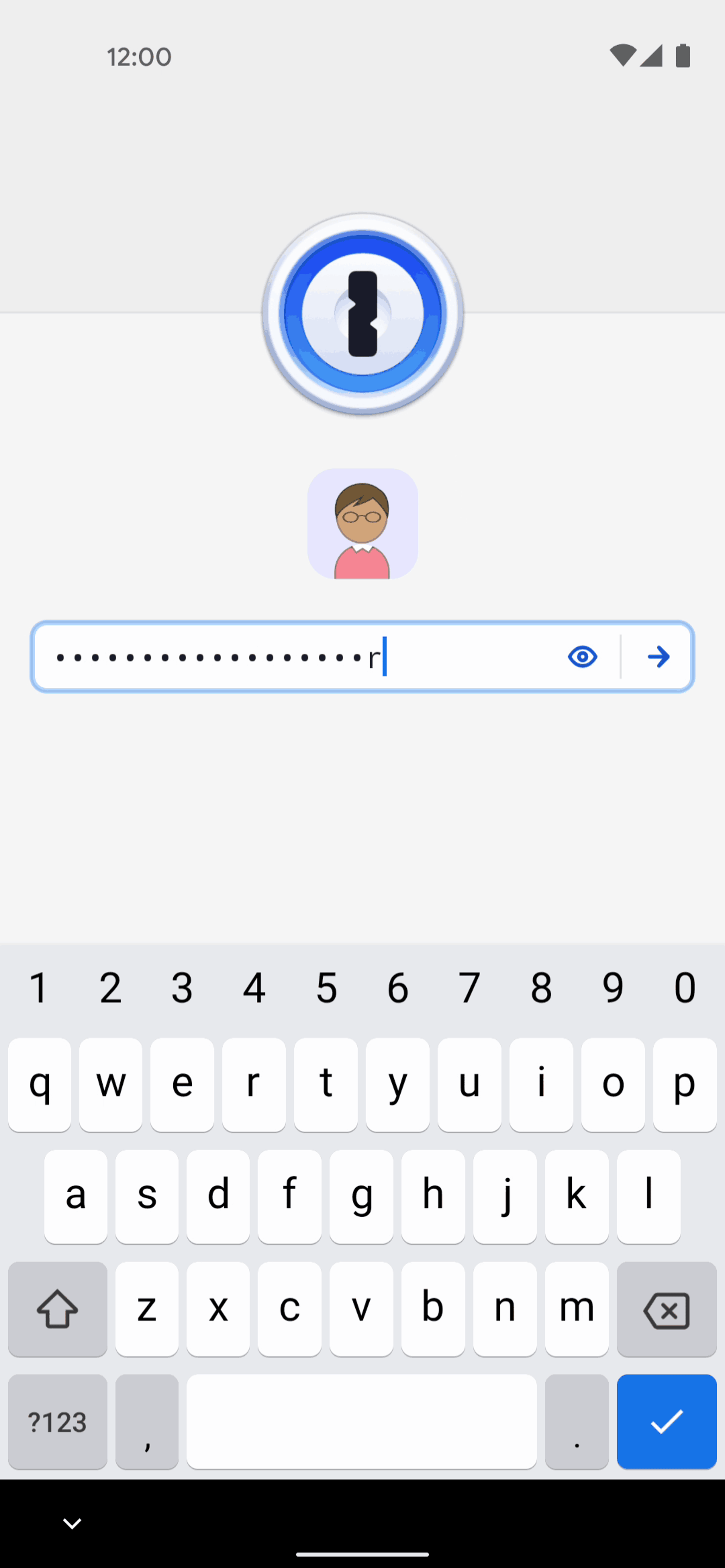 1Password Android UI screenshot 23