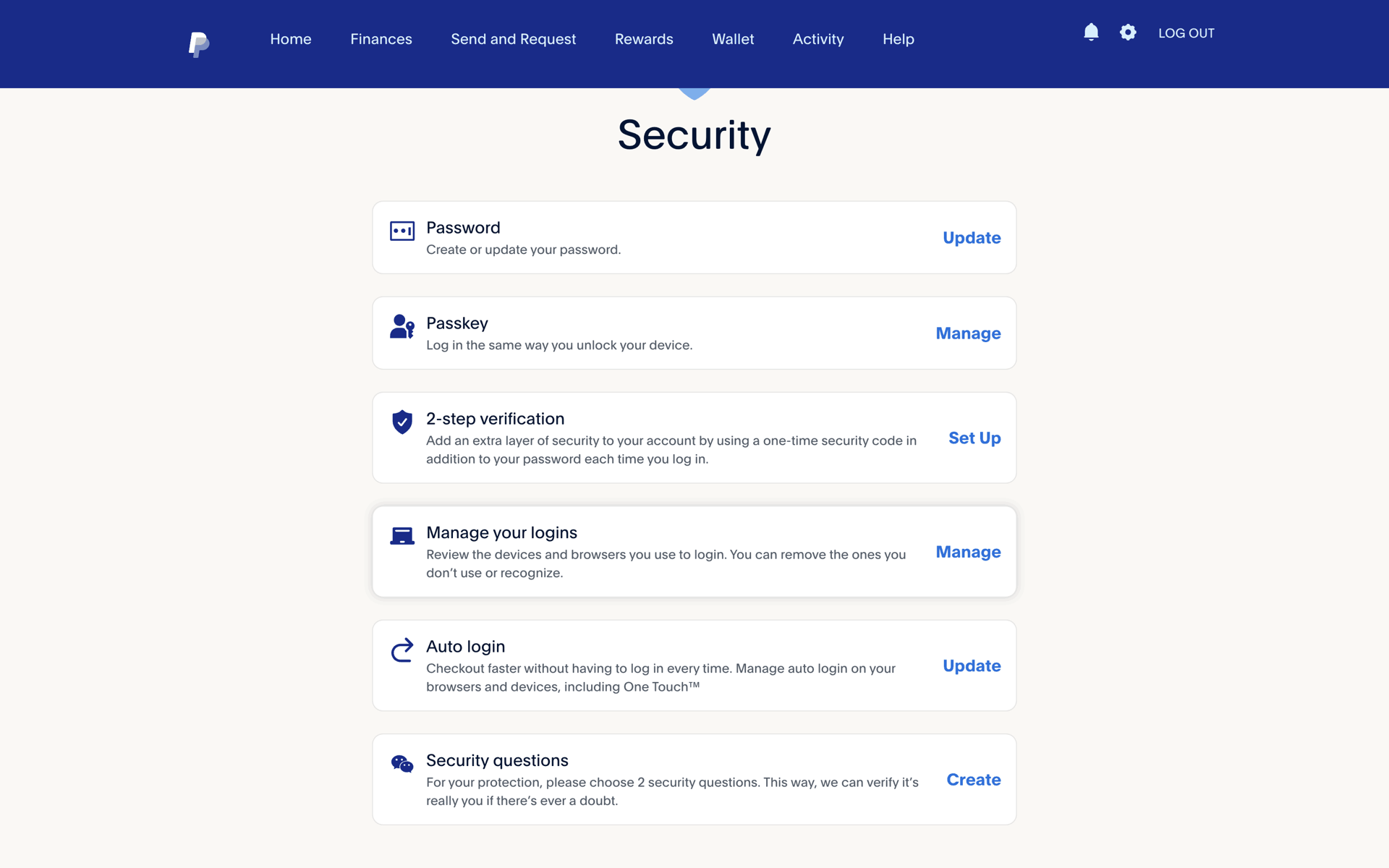 PayPal Web UI screenshot 24