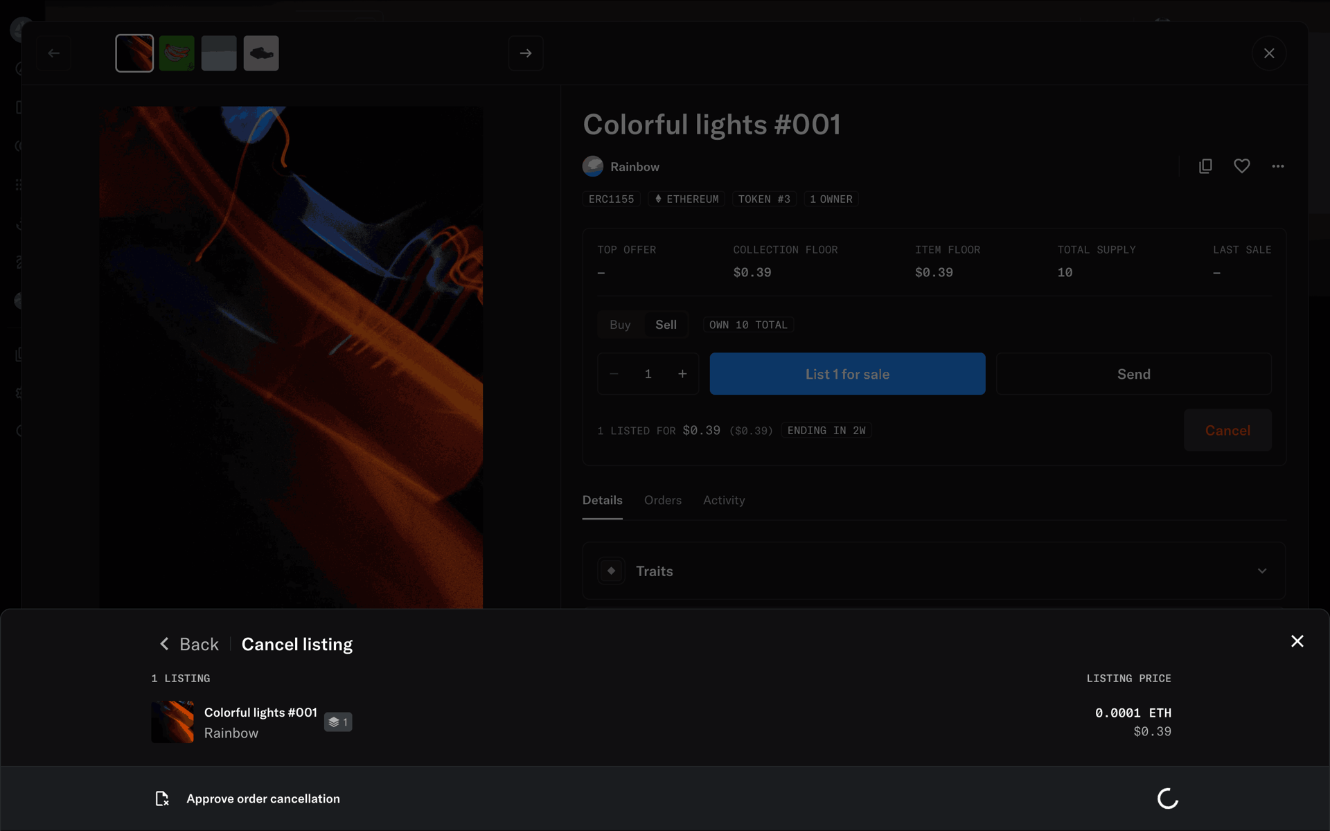 OpenSea Web UI screenshot 21