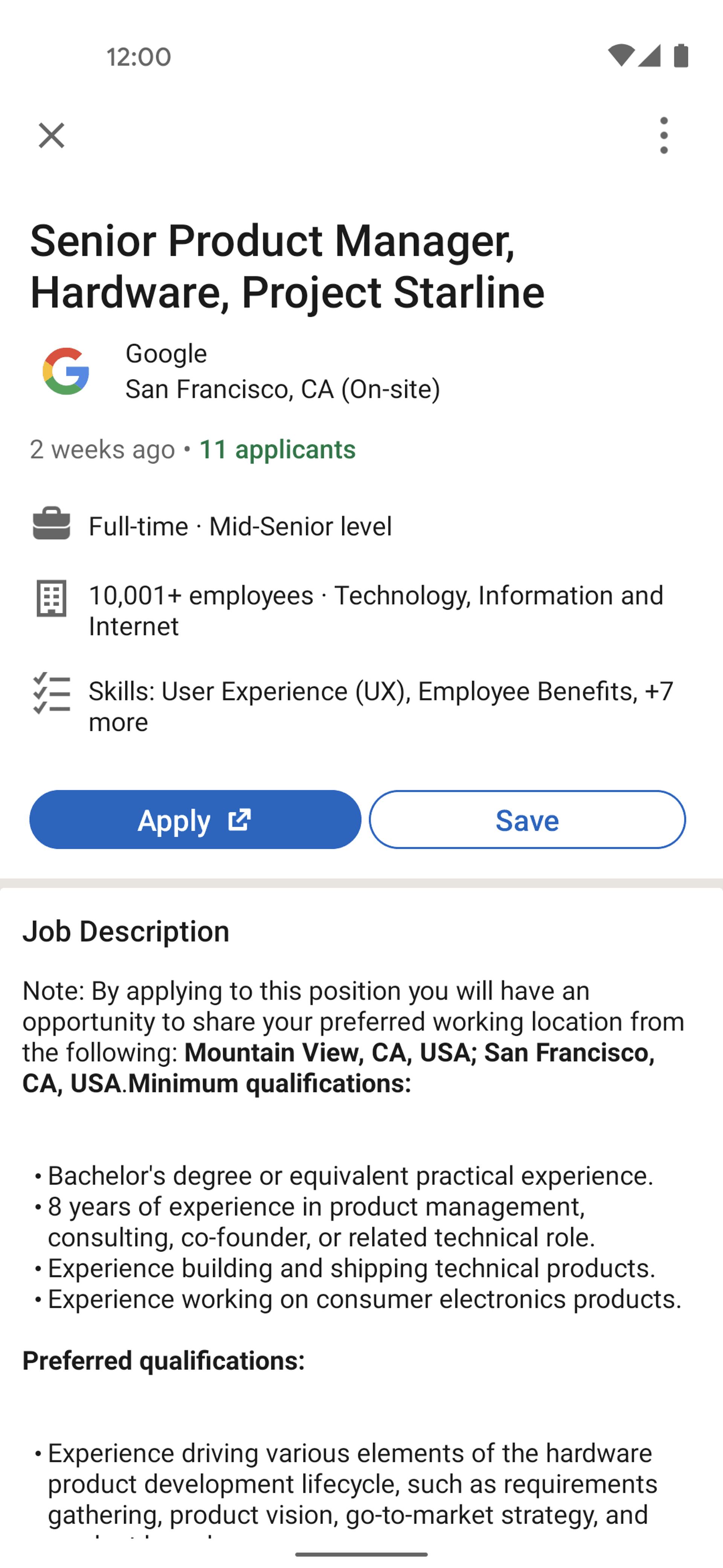 LinkedIn Android UI screenshot 22