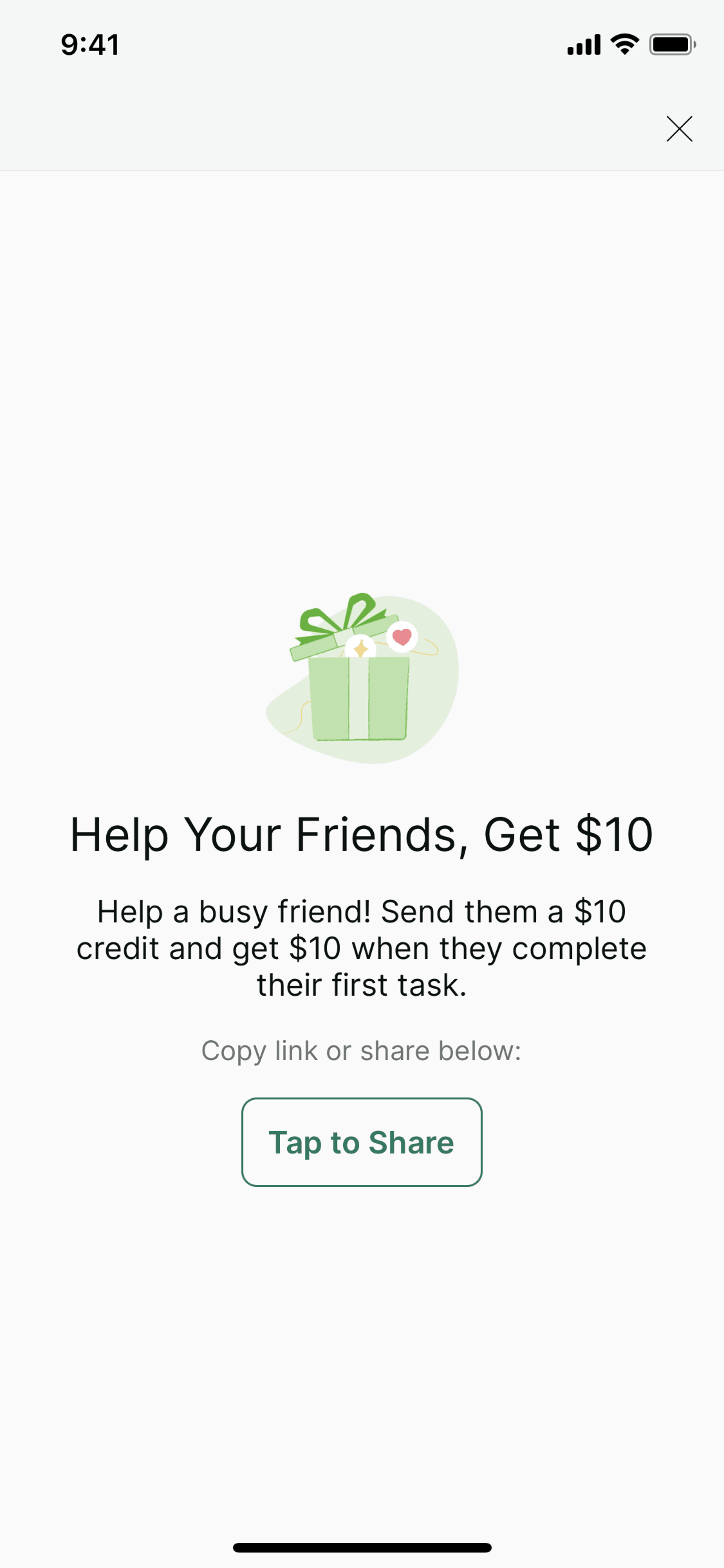 TaskRabbit iOS UI screenshot 16