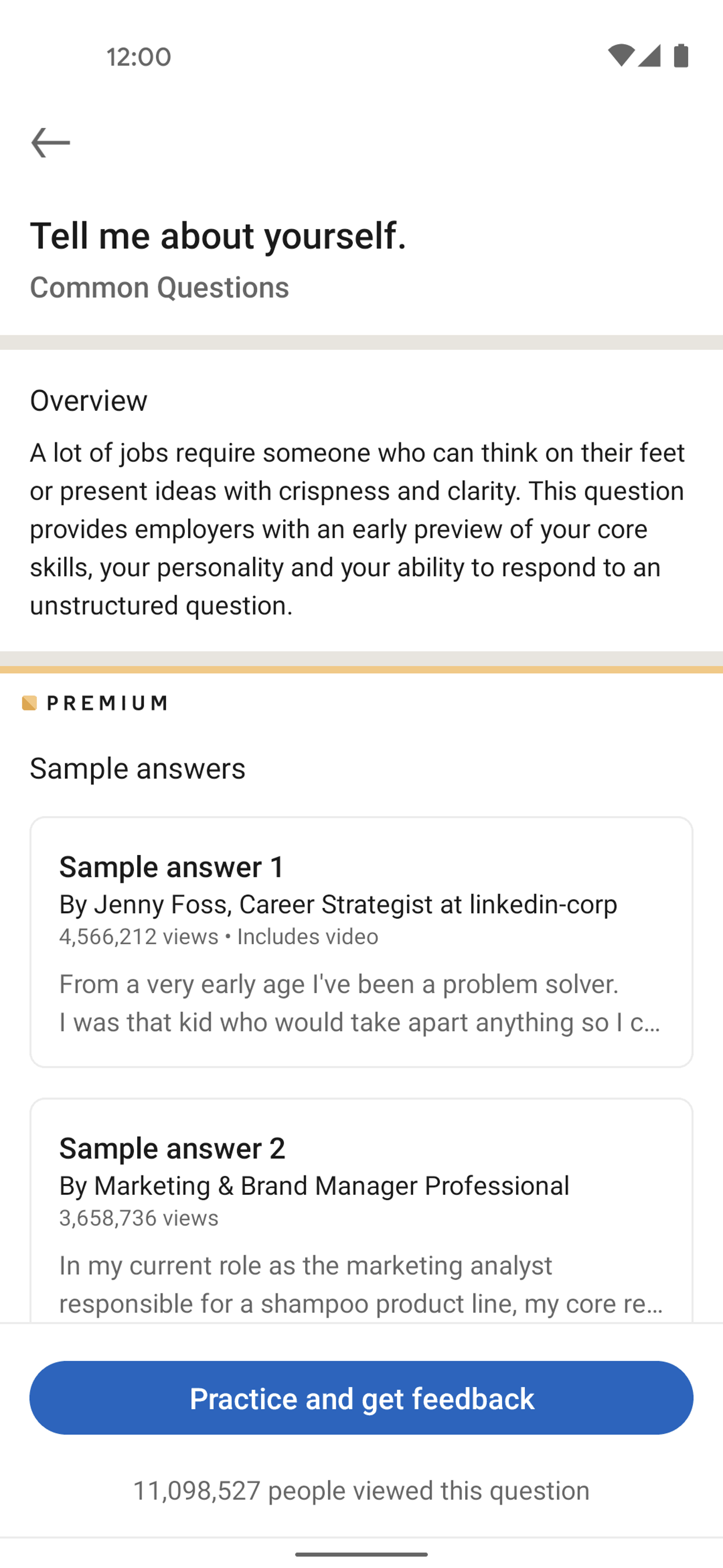 LinkedIn Android UI screenshot 12