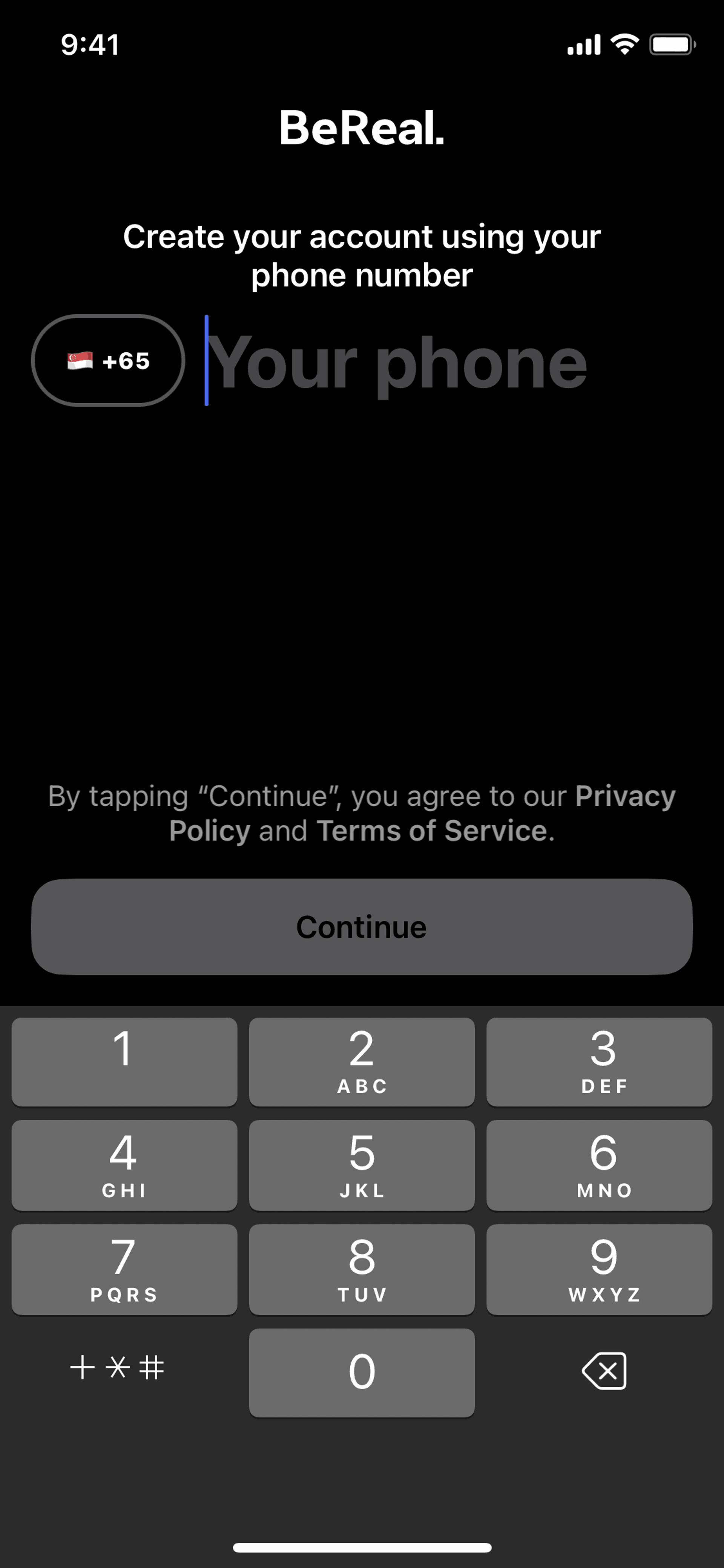 BeReal. iOS UI screenshot 10
