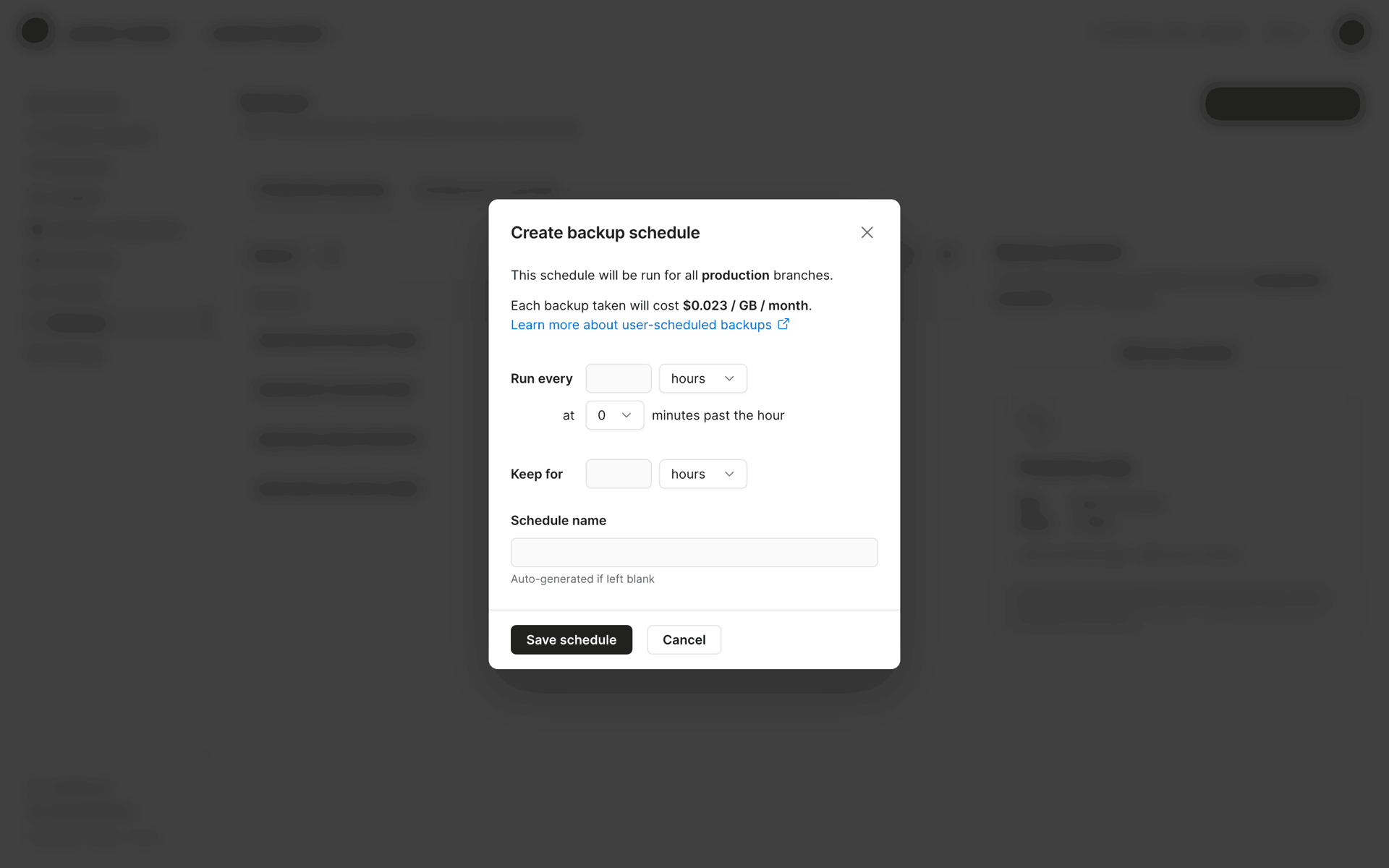 PlanetScale Web UI screenshot 3