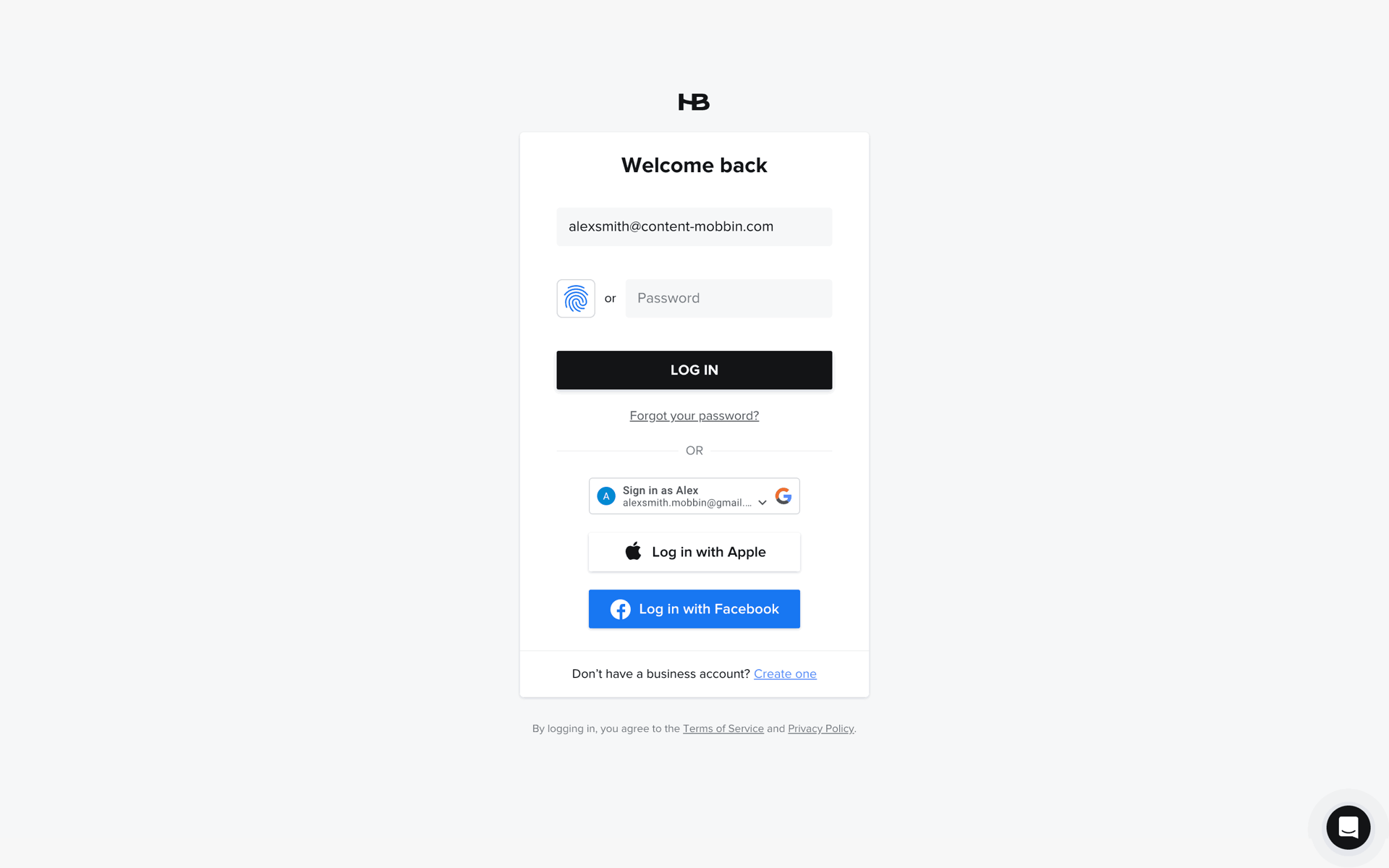 HoneyBook Web UI screenshot 10