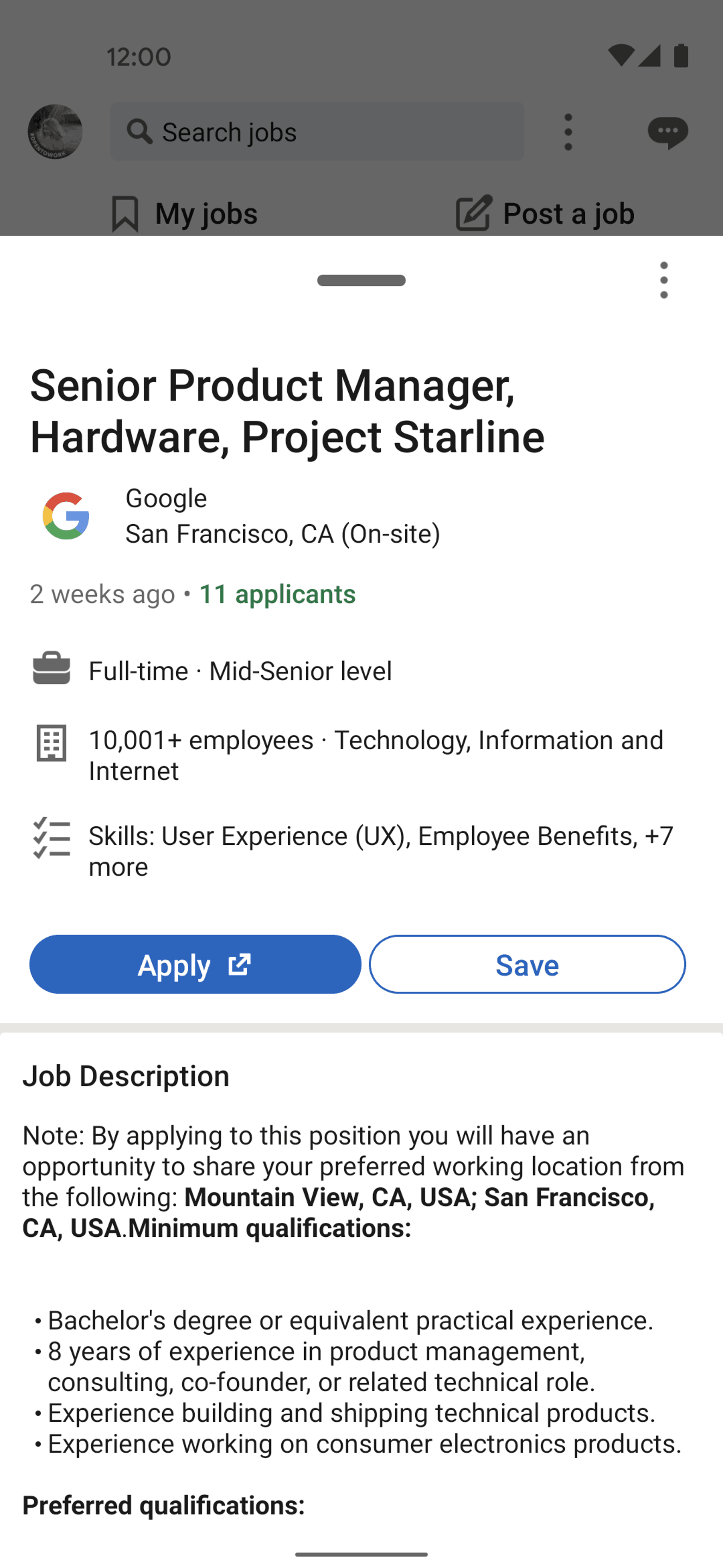 LinkedIn Android UI screenshot 21