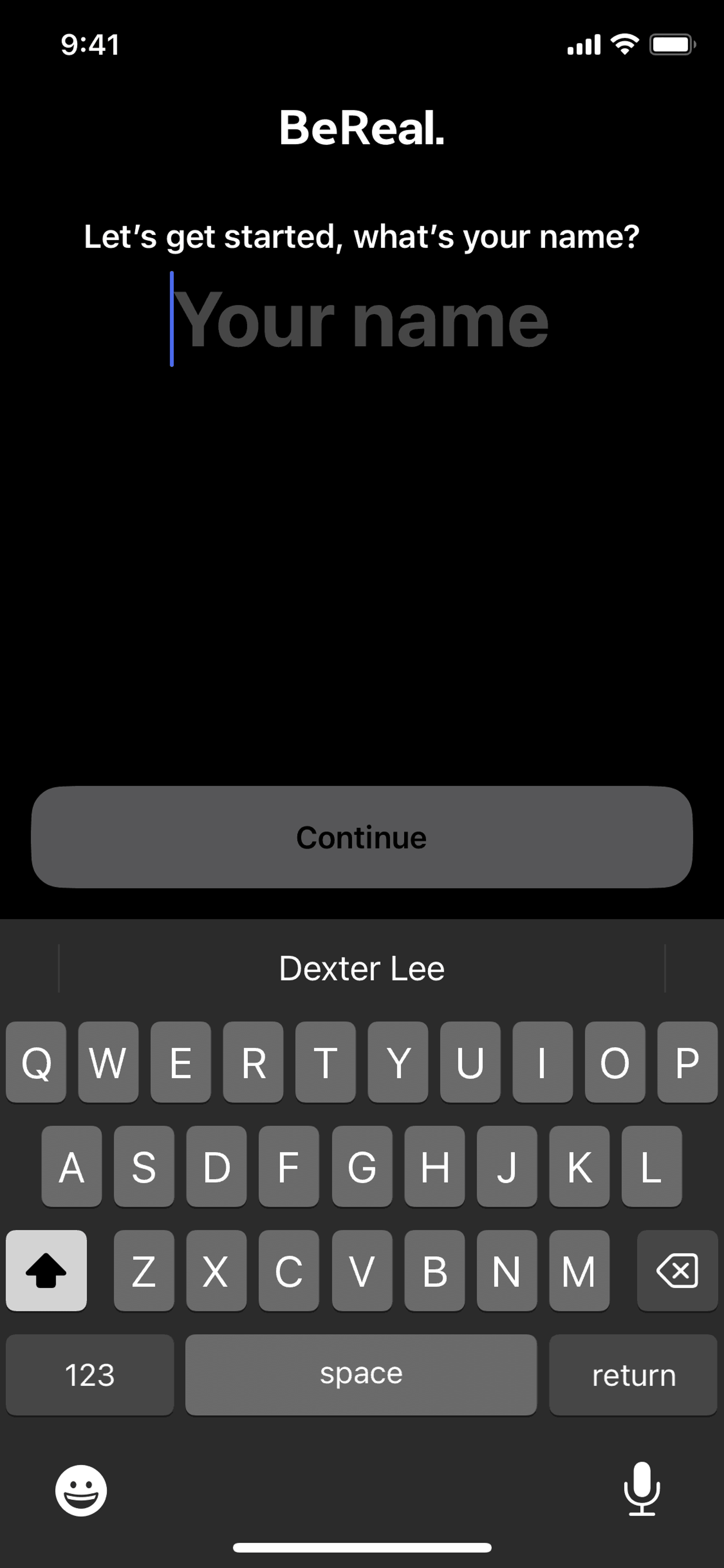 BeReal. iOS UI screenshot 6