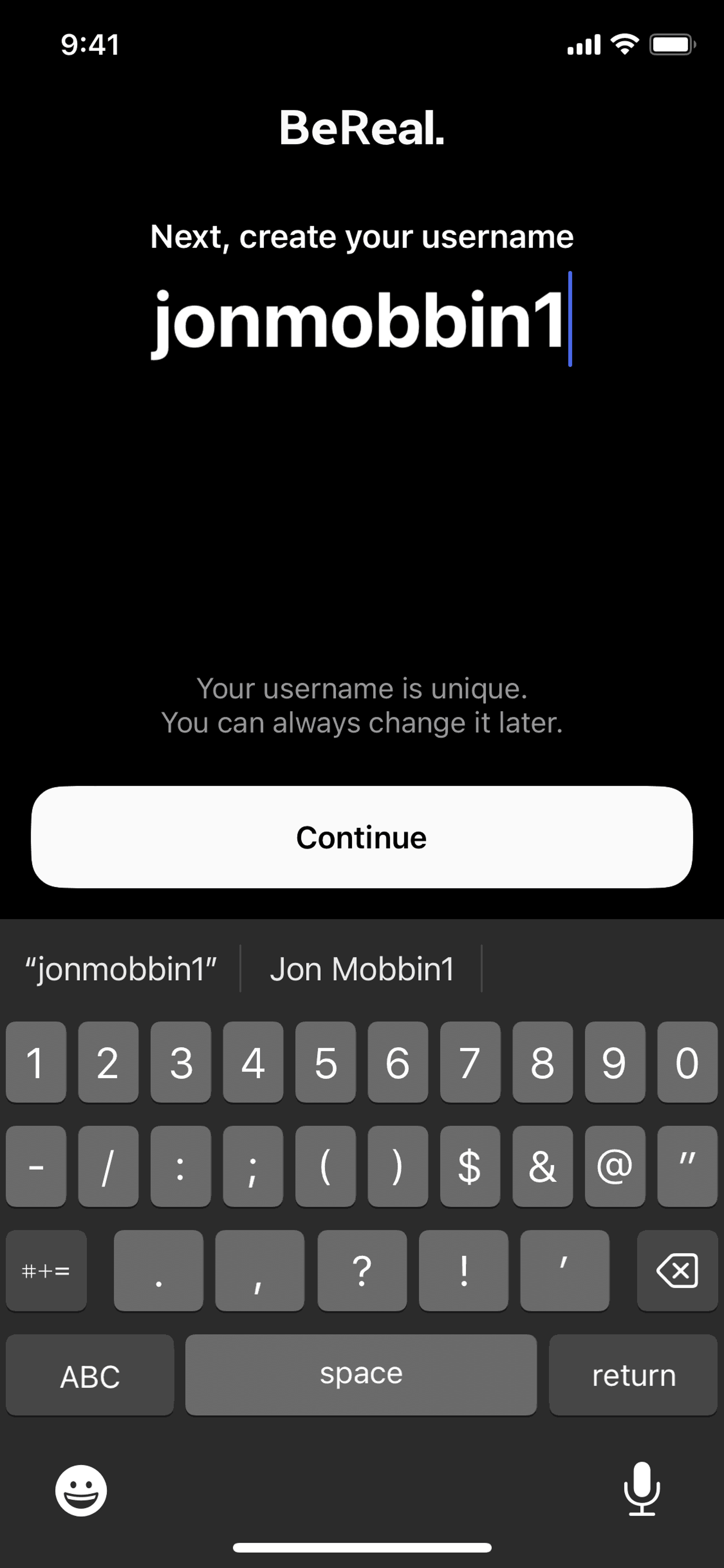 BeReal. iOS UI screenshot 15