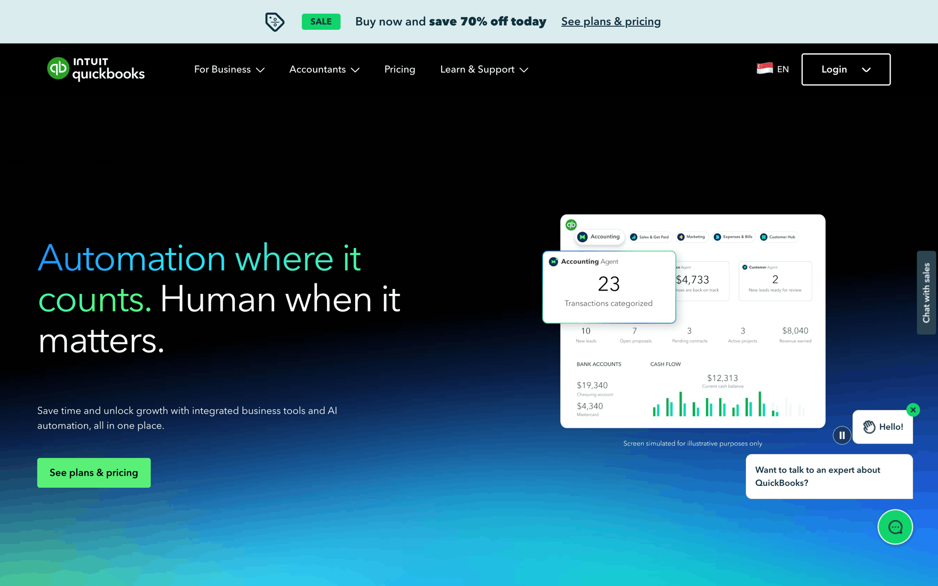 QuickBooks Web UI screenshot 14