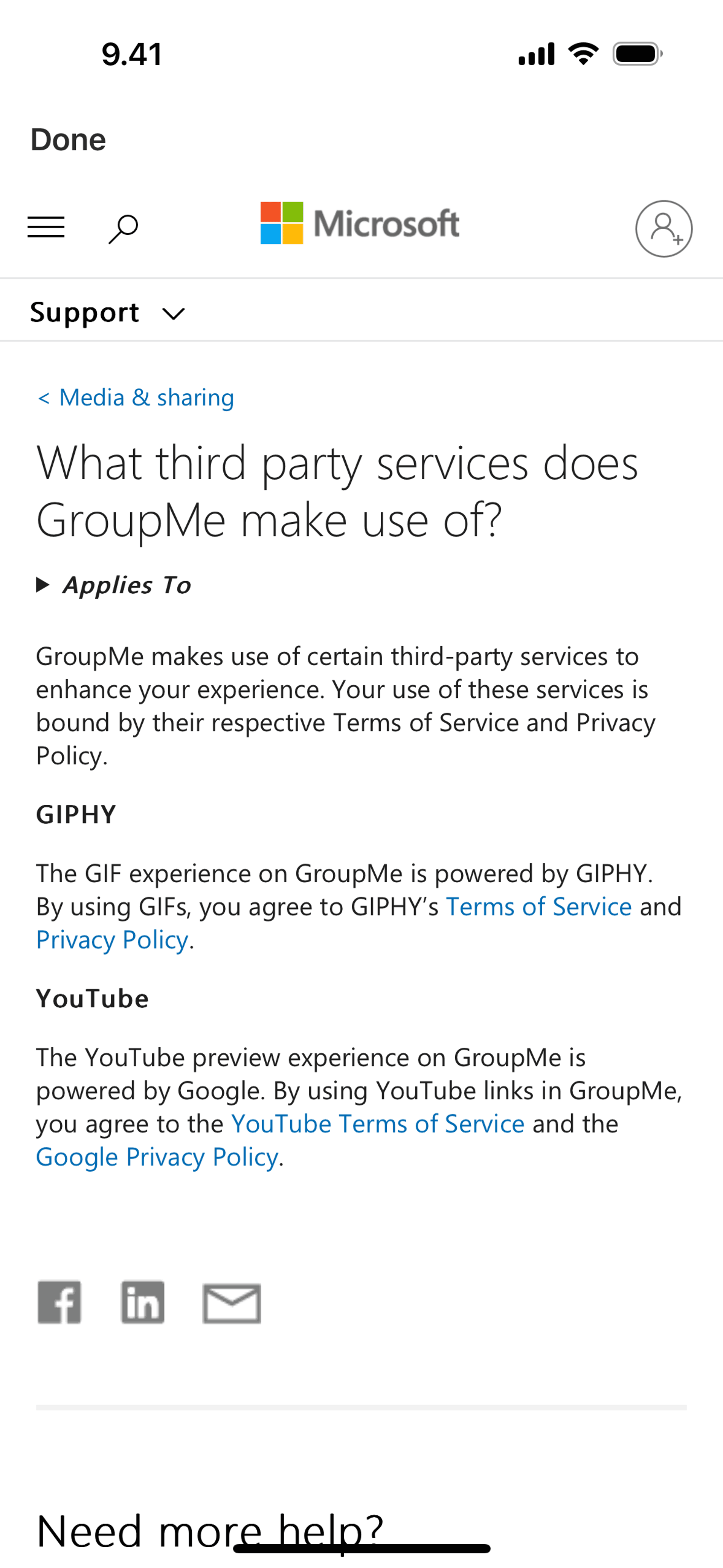 GroupMe iOS UI screenshot 12