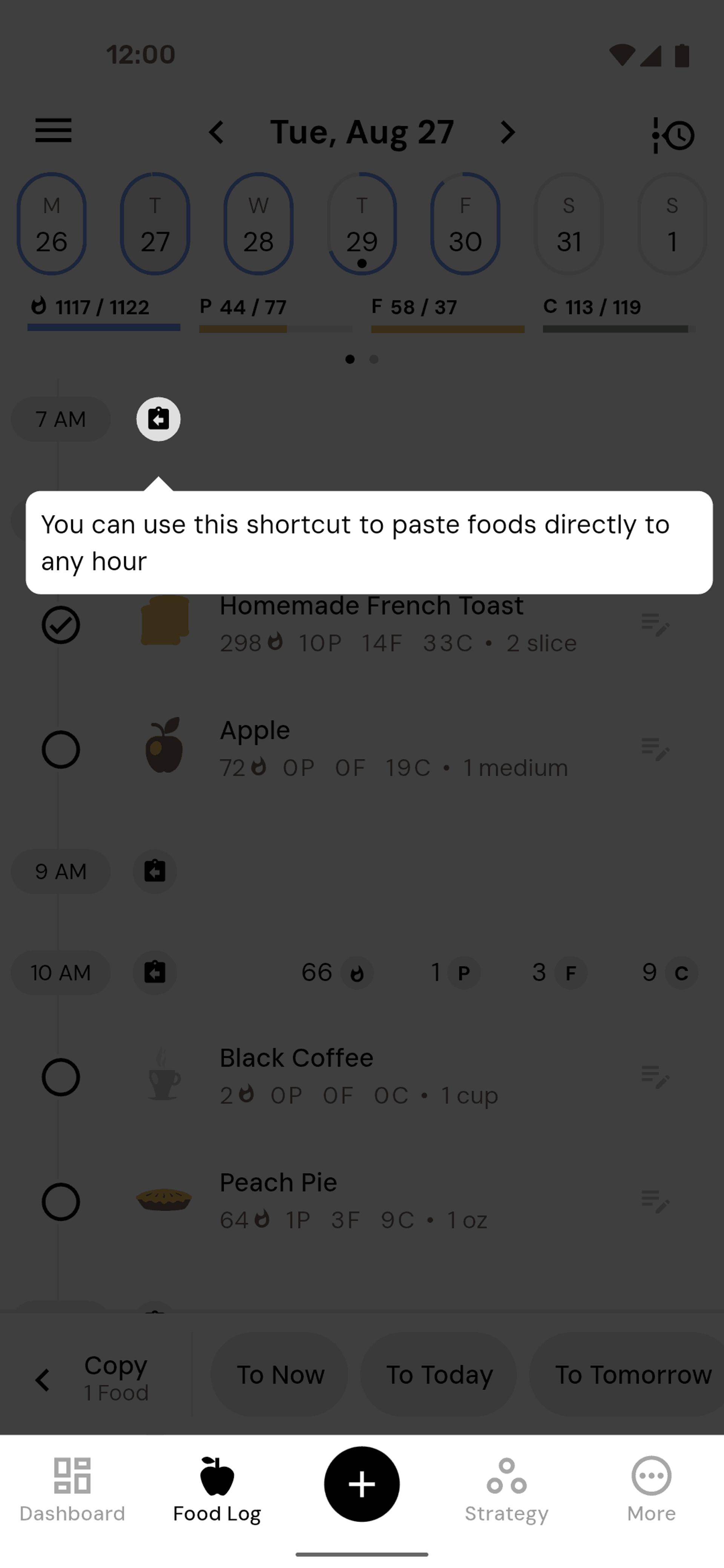 MacroFactor Android UI screenshot 23