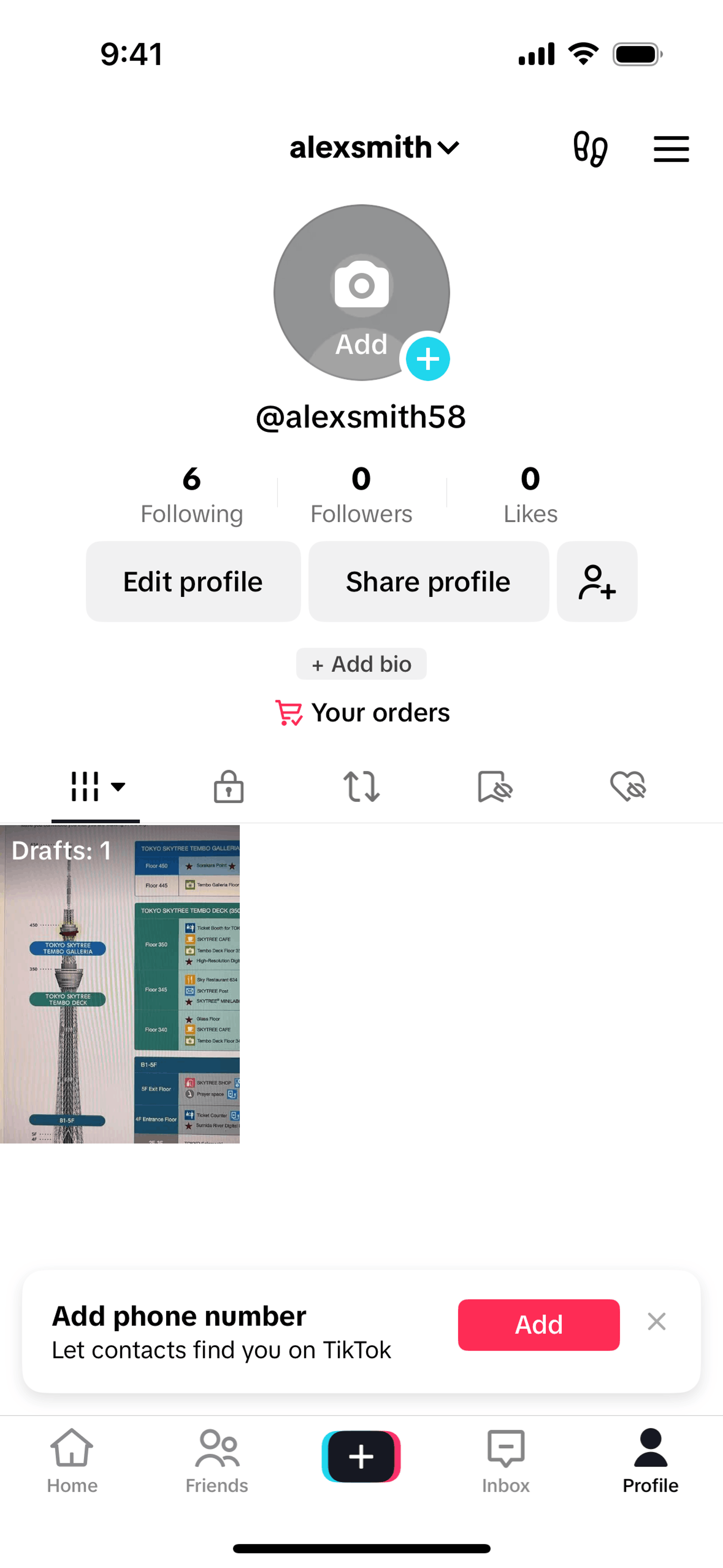 TikTok iOS UI screenshot 20