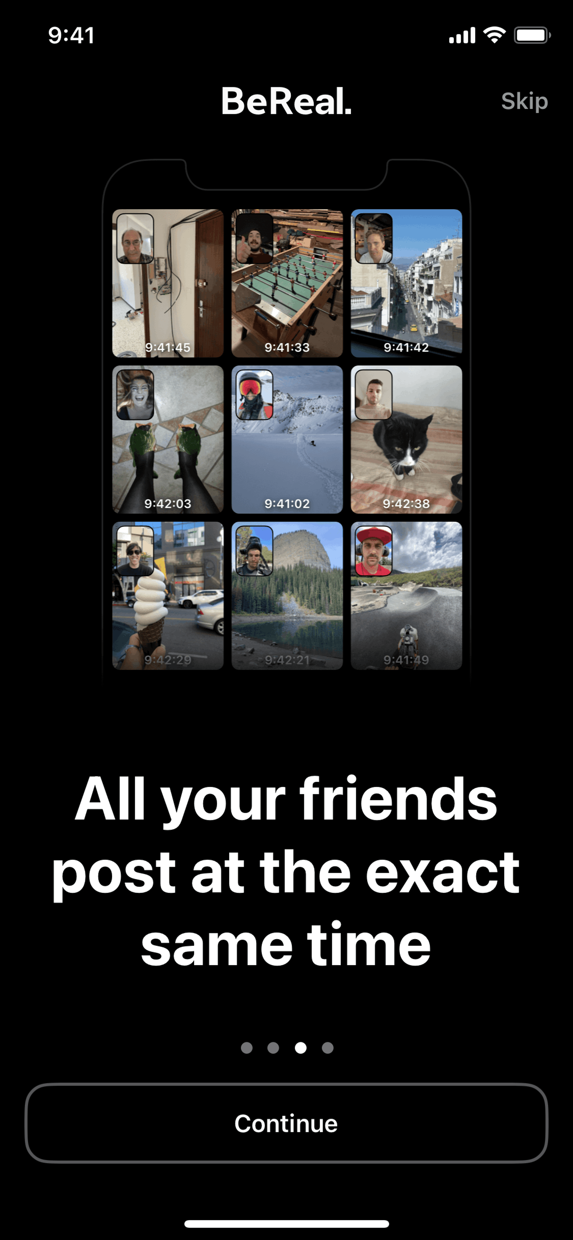 BeReal. iOS UI screenshot 4