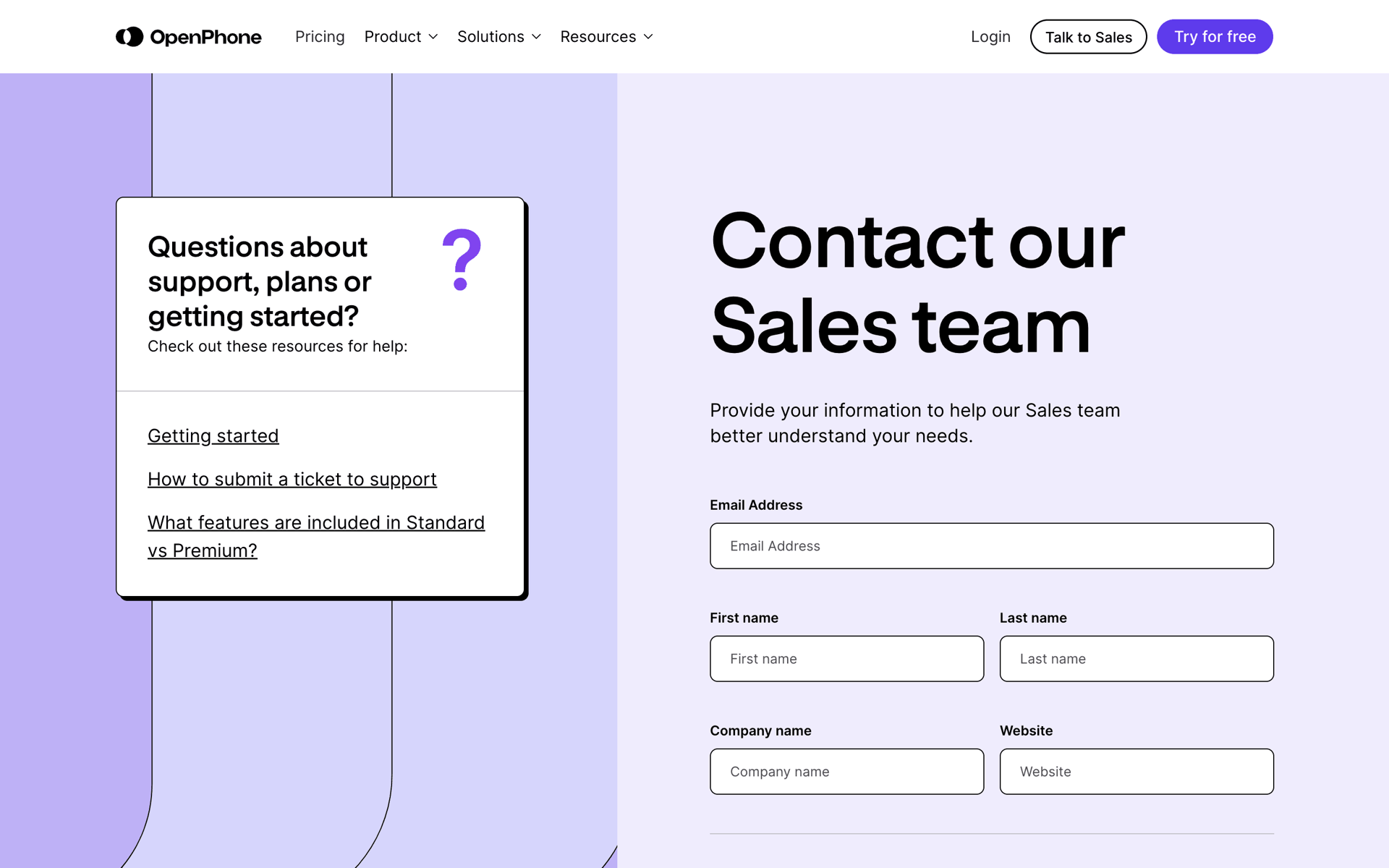 OpenPhone Web UI screenshot 17