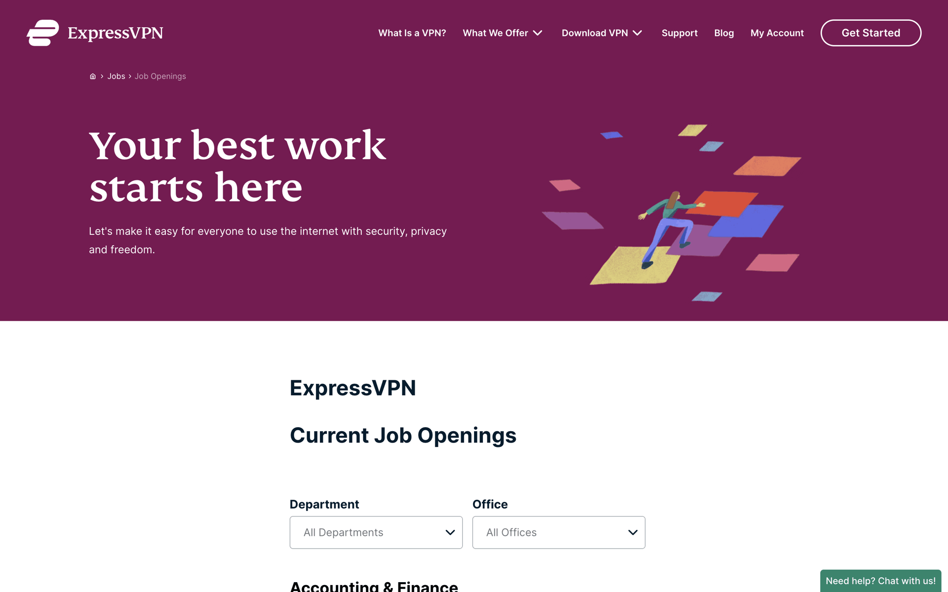 ExpressVPN Web UI screenshot 3