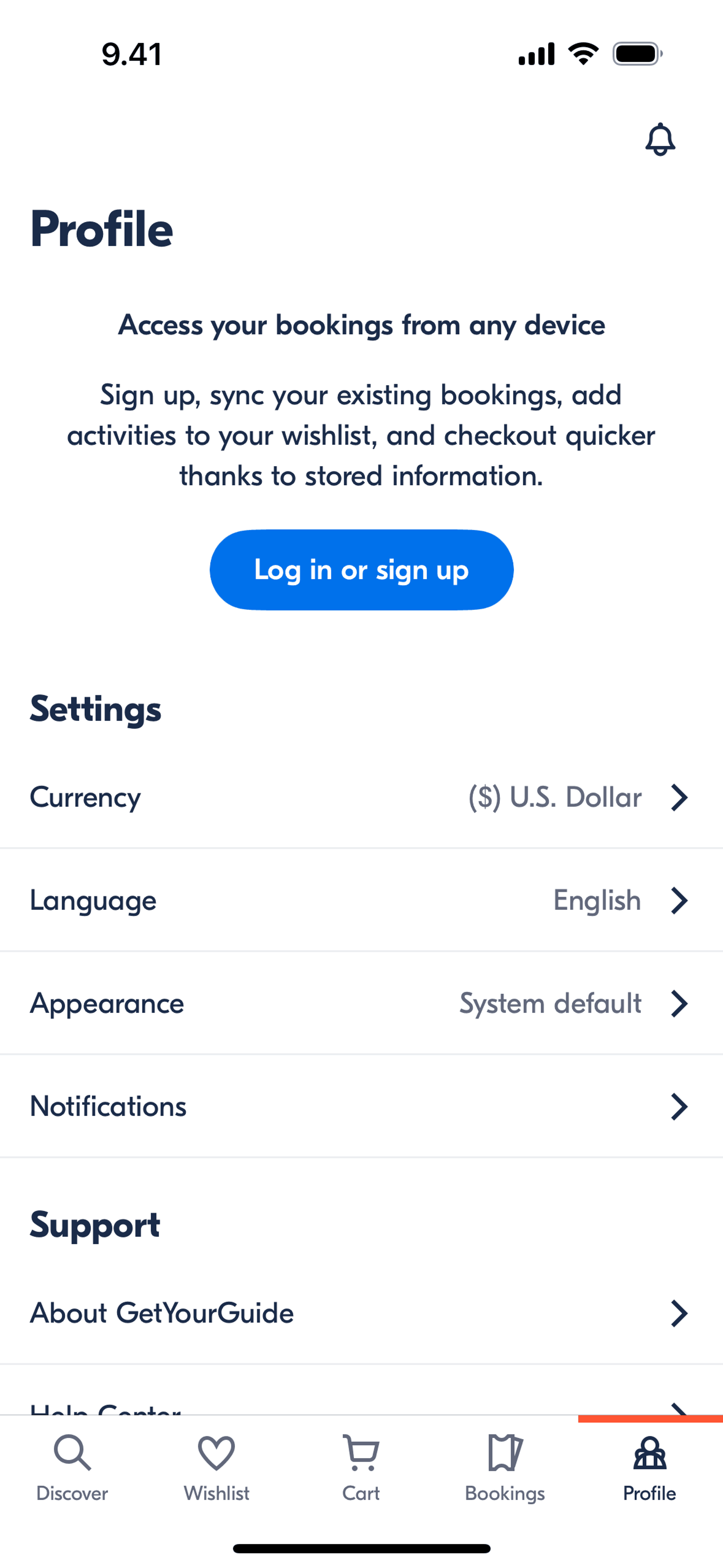 GetYourGuide iOS UI screenshot 19