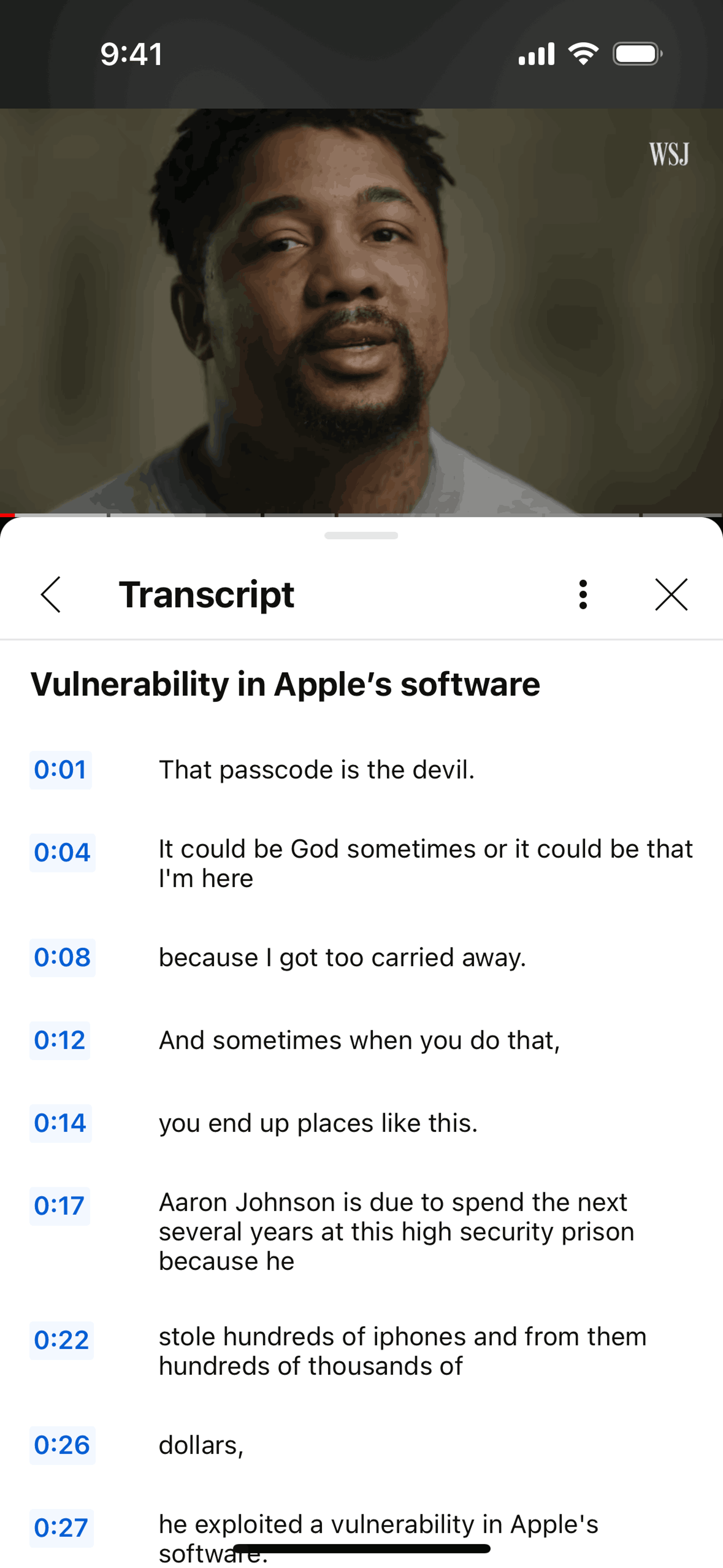 YouTube iOS UI screenshot 21