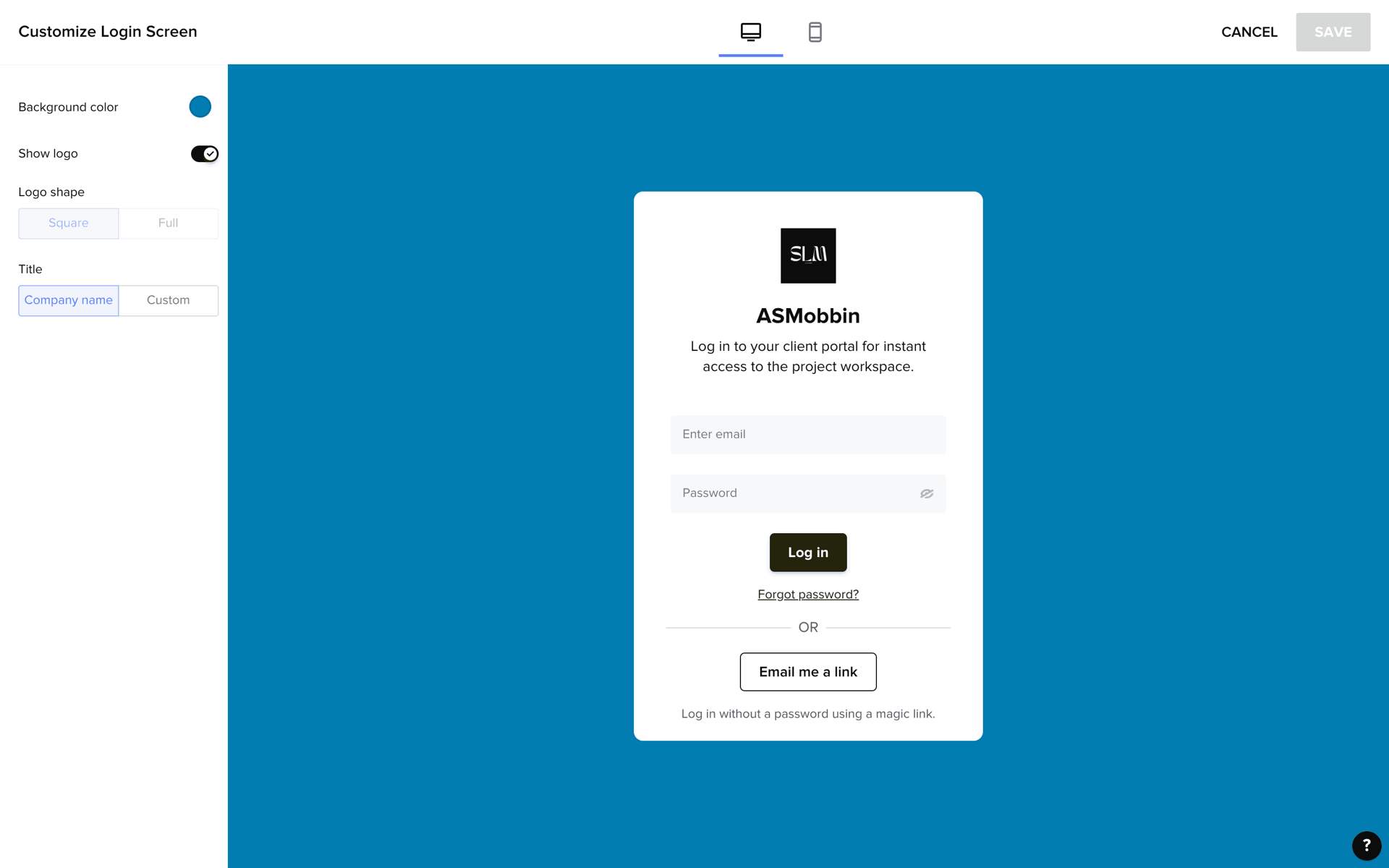 HoneyBook Web UI screenshot 19