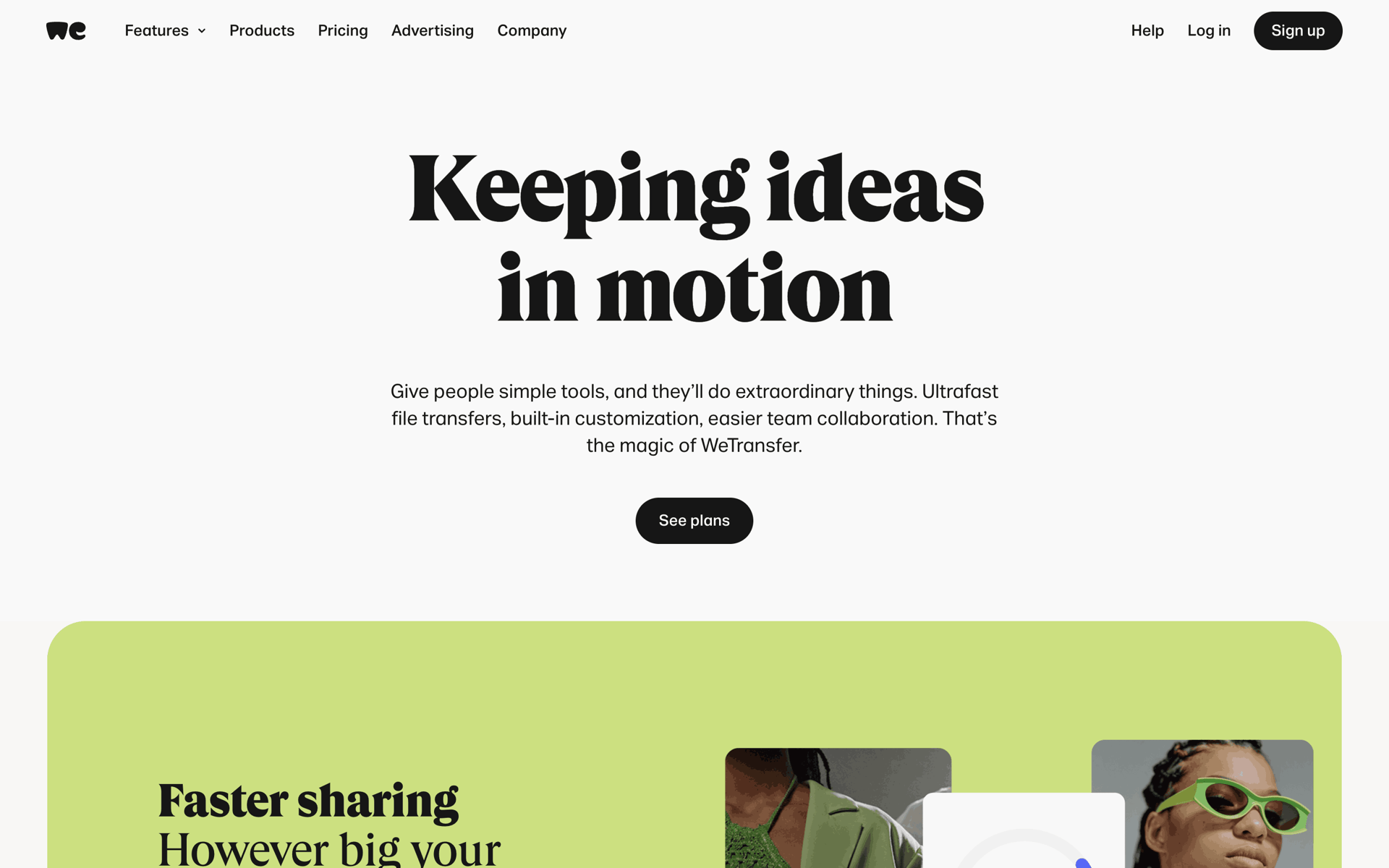 WeTransfer Web UI screenshot 16