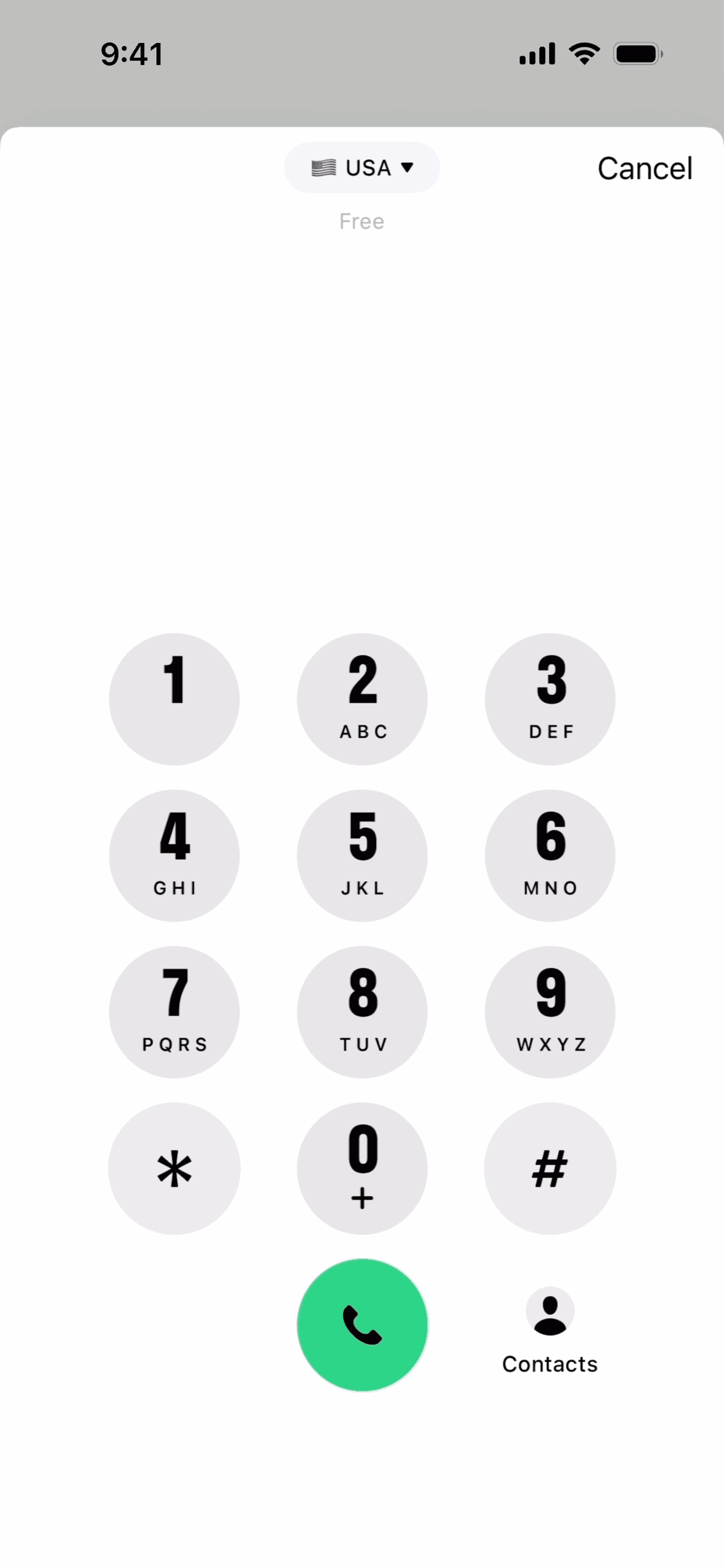 TextNow iOS UI screenshot 15