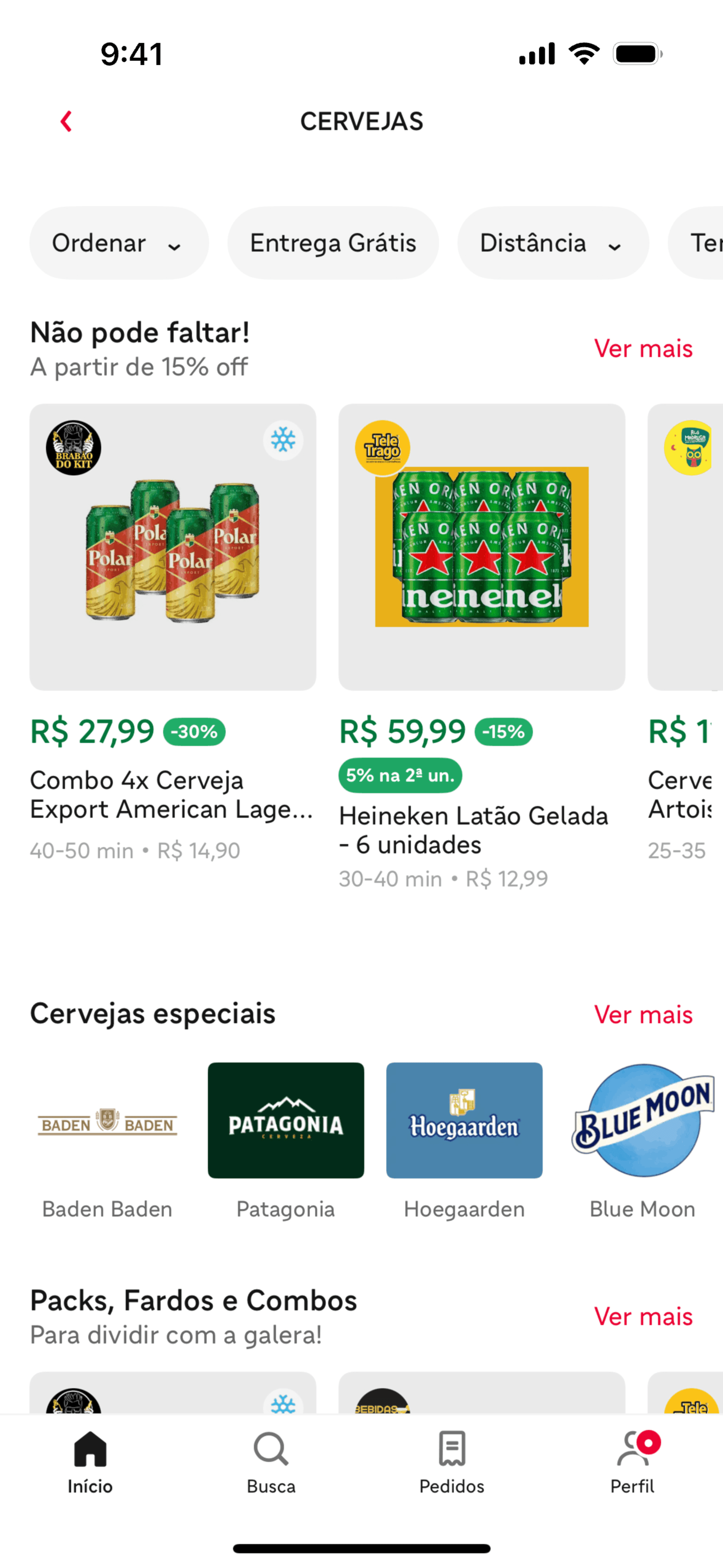 iFood iOS UI screenshot 12