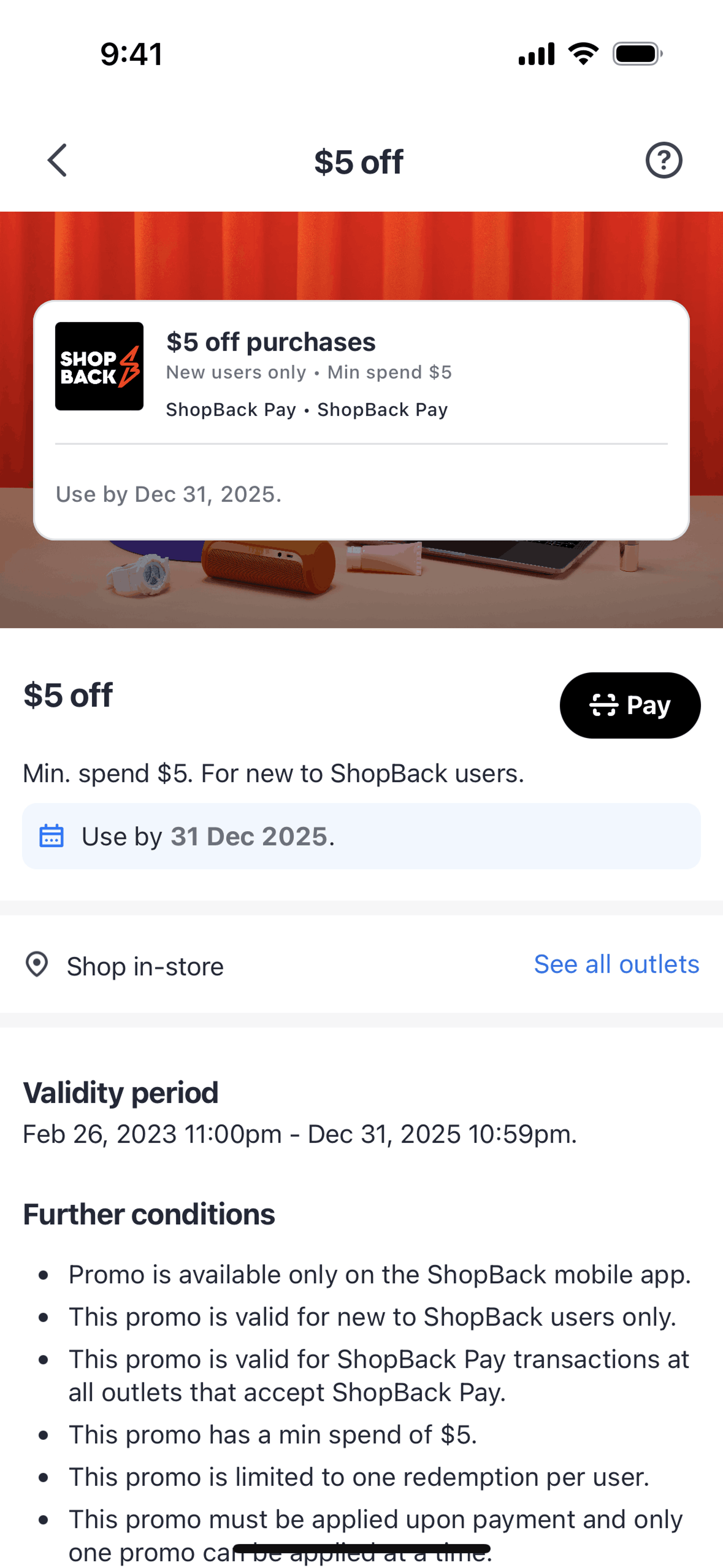 ShopBack iOS UI screenshot 23