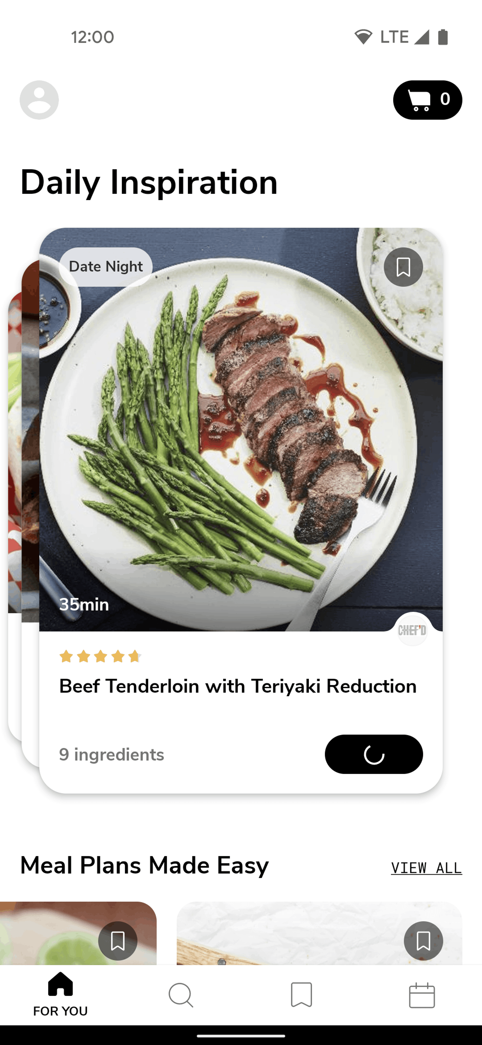 SideChef Android UI screenshot 17