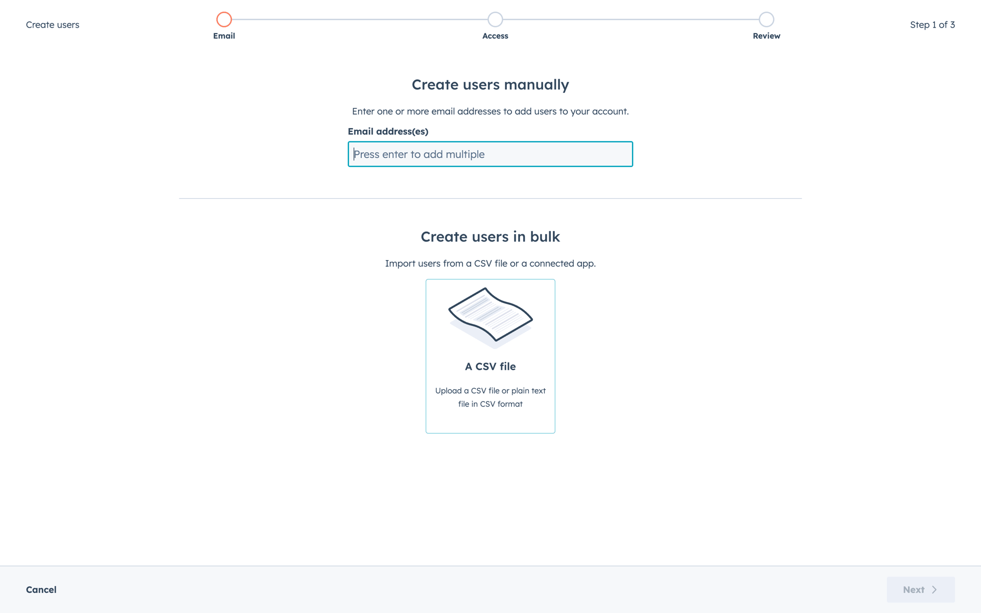 HubSpot Web UI screenshot 22