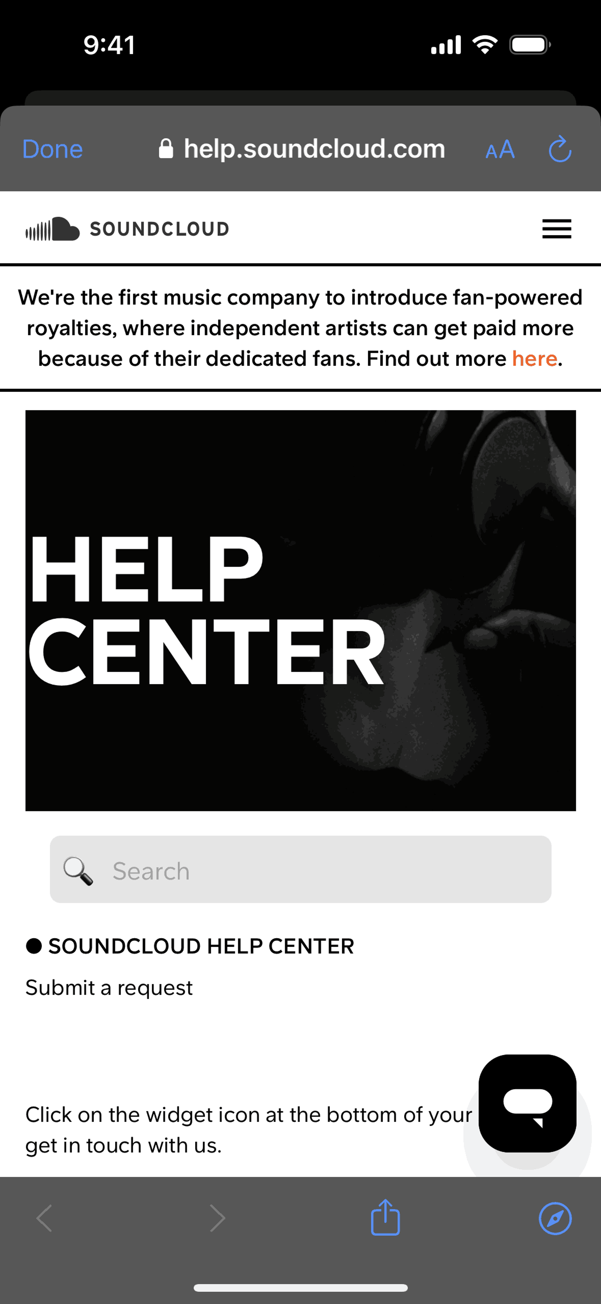 SoundCloud iOS UI screenshot 16