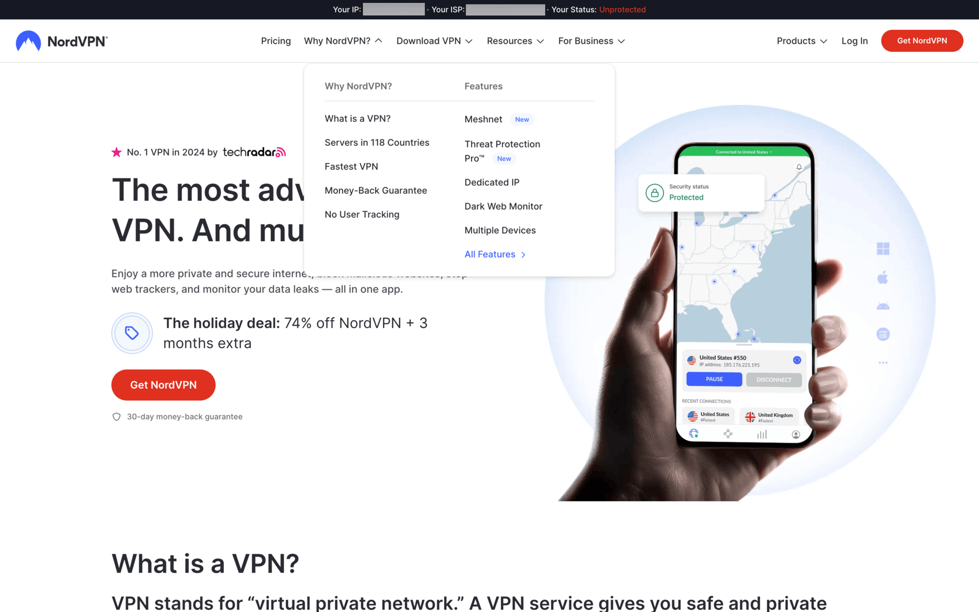 NordVPN Web UI screenshot 22