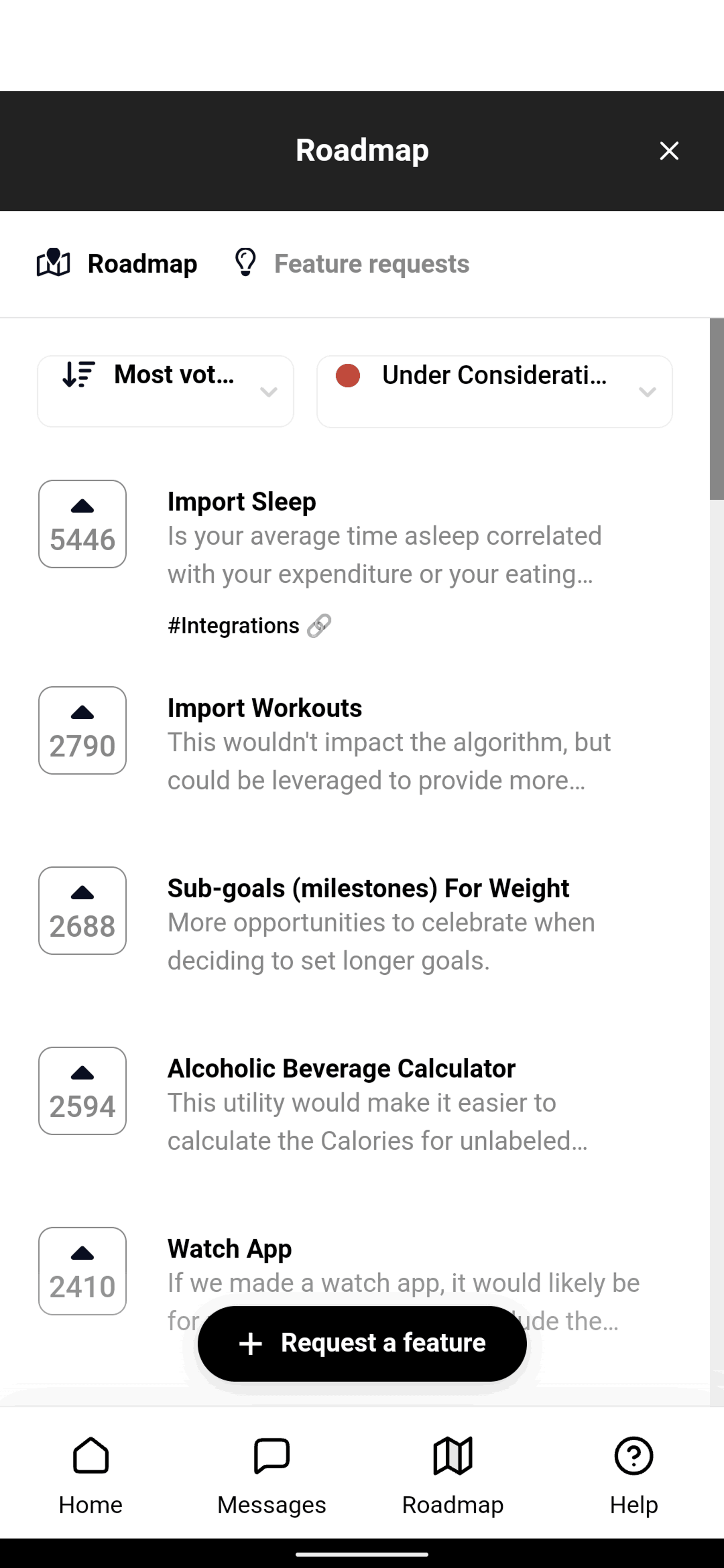 MacroFactor Android UI screenshot 8